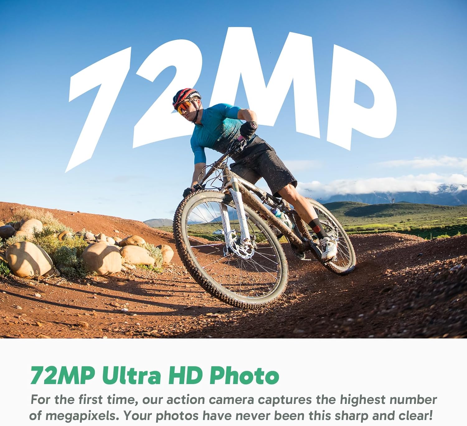 Thumbnail 5 de AKASO 360 Kit Vélo — Caméra d'action 360° 5,7K avec carte 128 Go et Horizon Lock