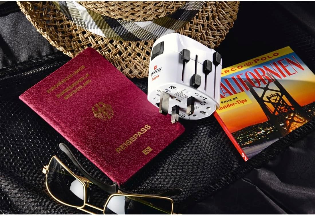 Thumbnail 3 de Hama Reiseadapter weltweit – Universal-Adapter für mehr als 150 Länder (Typ G/B/I/J/L/N) in Weiß