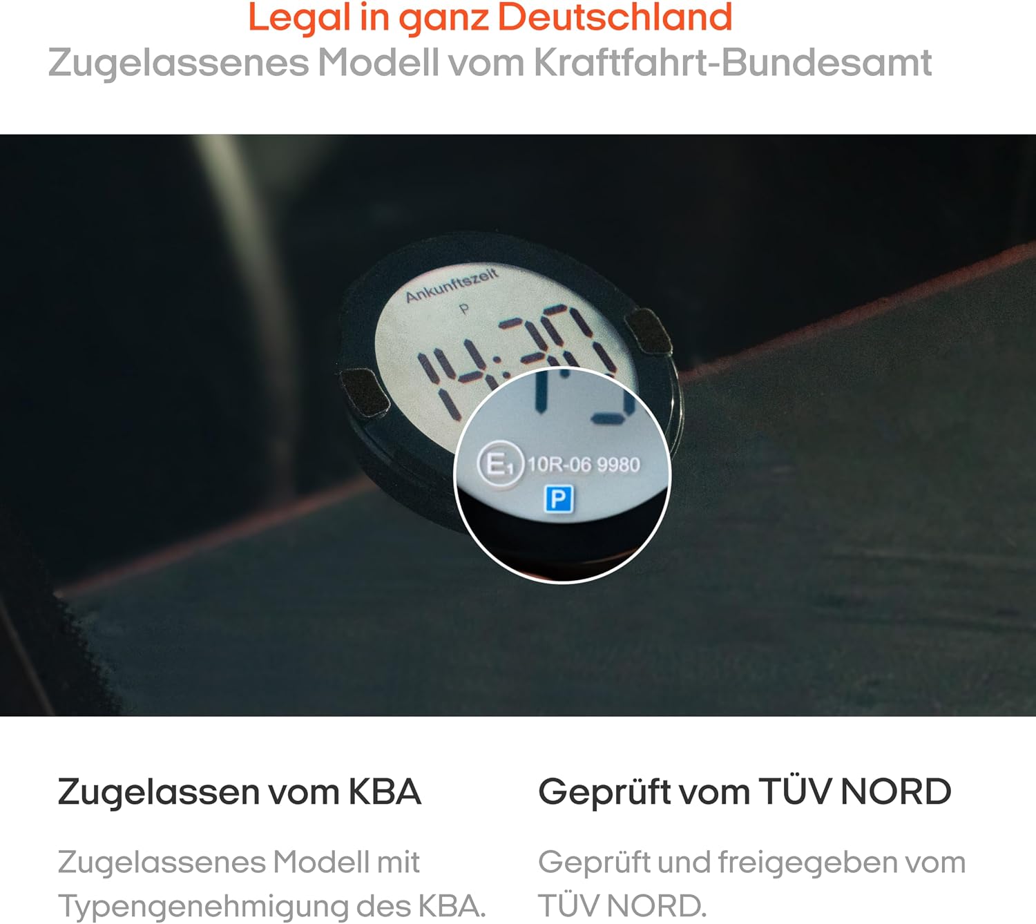 Thumbnail 3 de OOONO P-DISC NO2 Elektronische Parkscheibe