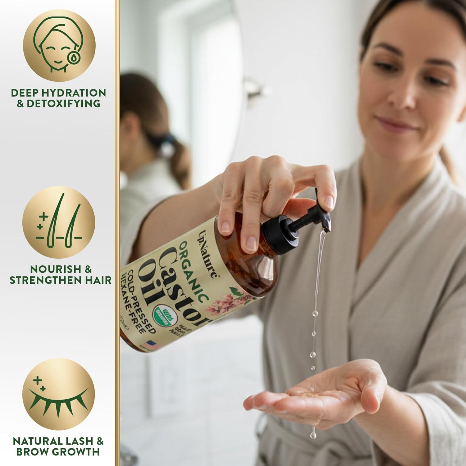 Thumbnail 1 de UpNature Organic Castor Oil 16 oz