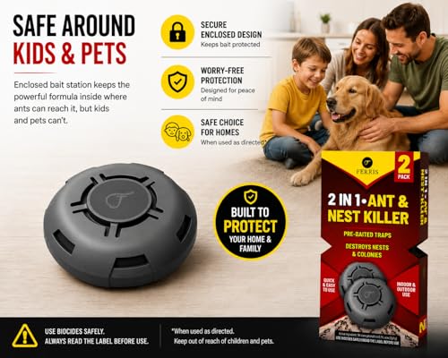 Thumbnail 5 de FERRIS Ant Killer Bait Station (2-pack): Indoor Ant Control That Targets Colonies