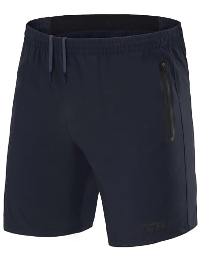 Detalle de TCA Pantalones Cortos Deportivos para Hombre con Cremalleras y Tecnología Elite Tech