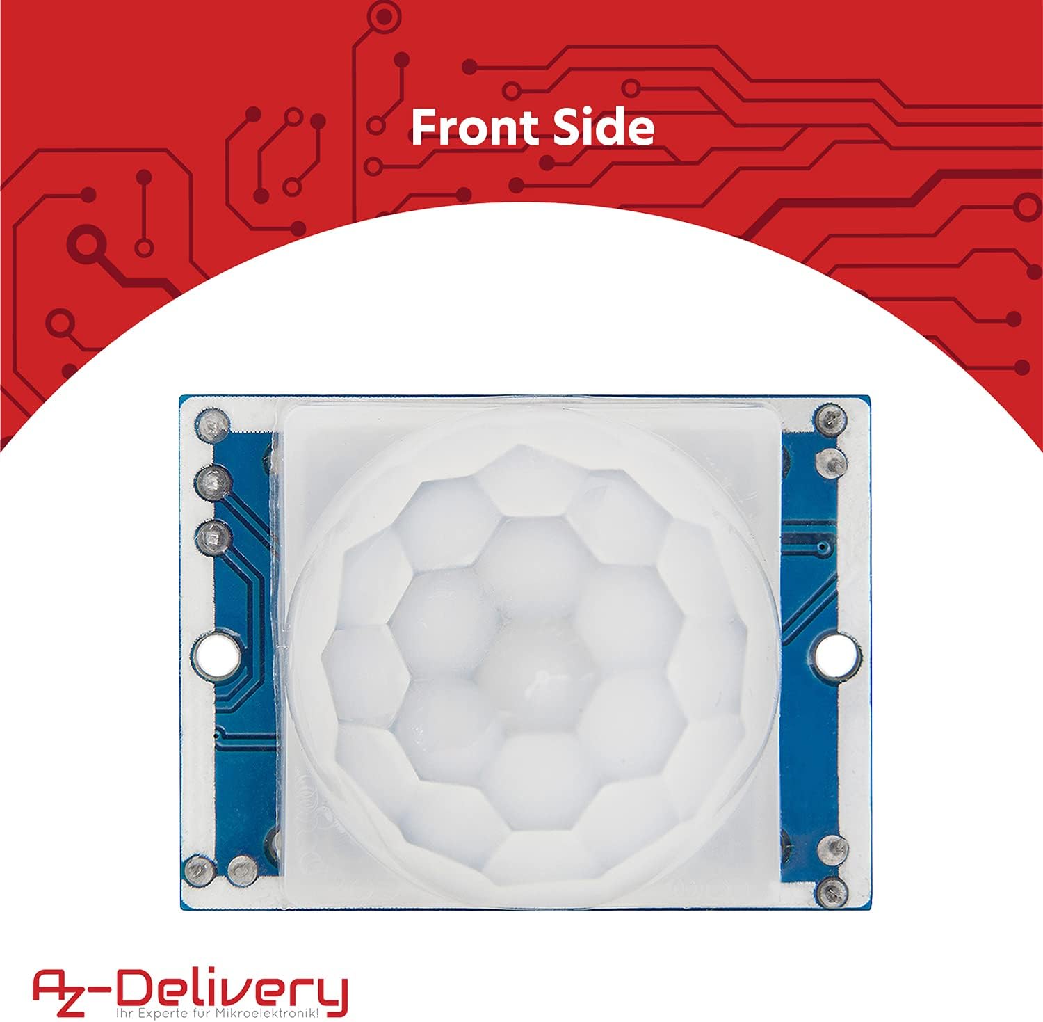 Thumbnail 1 de AZDelivery Sensori di movimento HC-SR501 PIR per Arduino con e-book di avvio