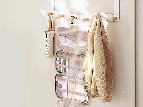 Thumbnail 7 de BAGSMART Kulturtasche Damen – wasserdichtes, aufhängbares Kosmetik- und Reiseorganizer mit Trocken- und Feuchtfach