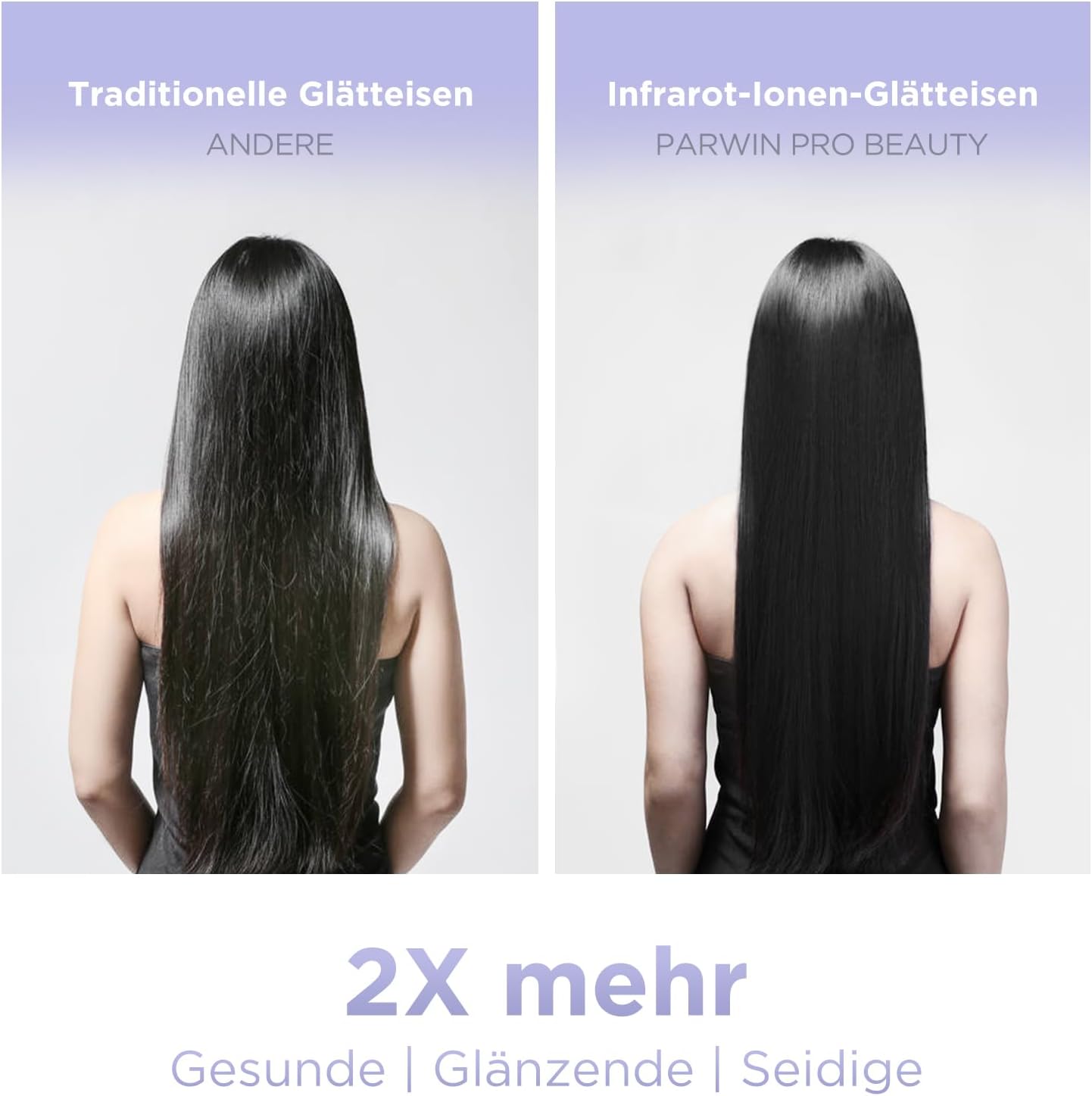 Detalle 2 de Infrarot Ionen Haarglätter 2 in 1