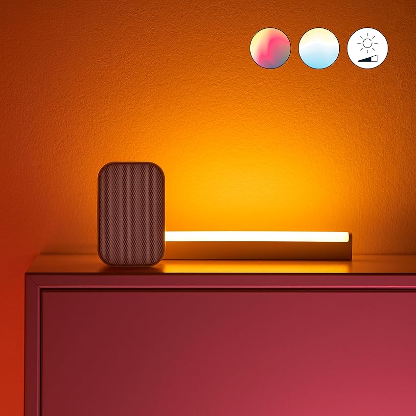 Detalle de WiZ Barra de Luz LED Wi-Fi Color y Blanca, Compatible con Alexa 😊