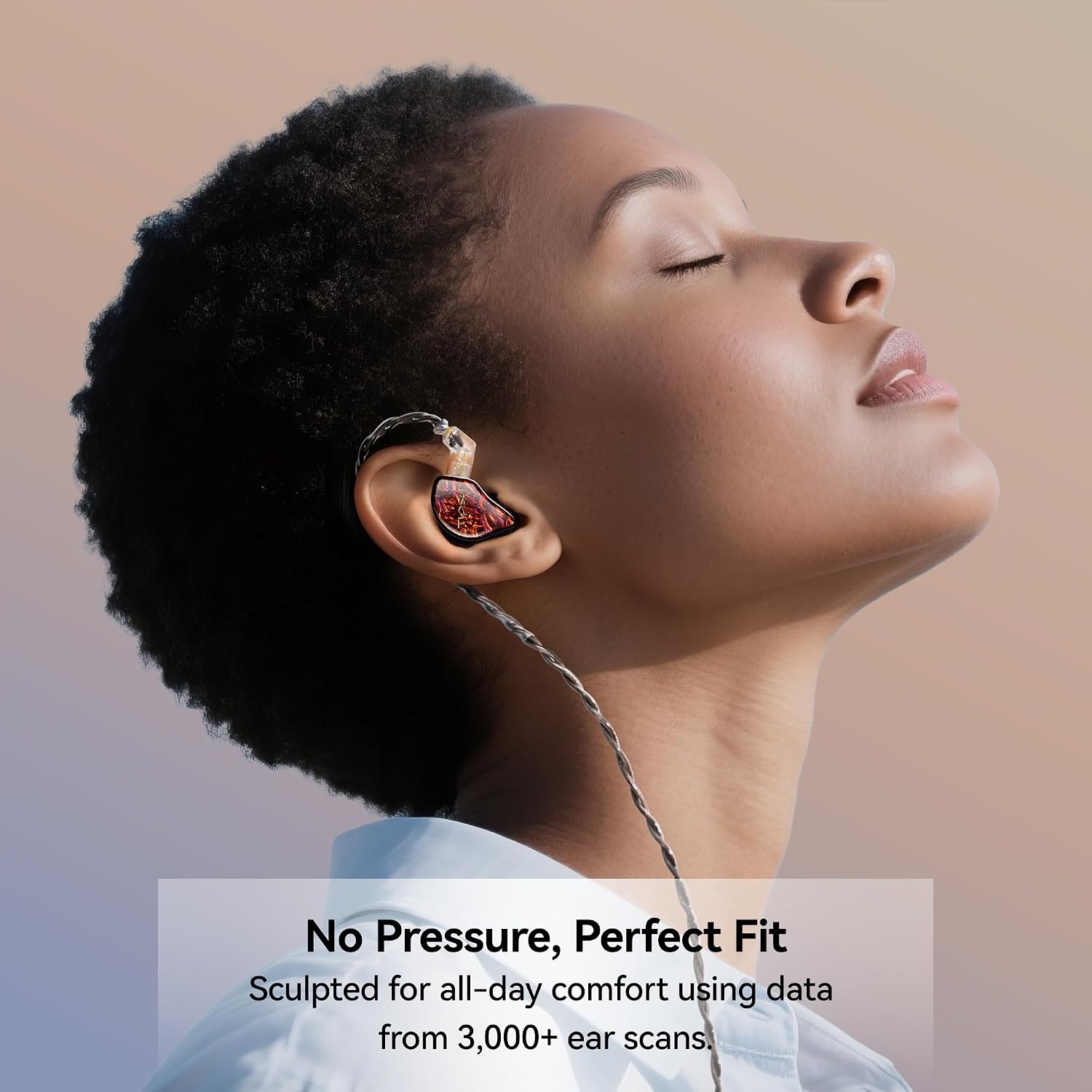 Detalle de Tipsy M1 IEM: Bamboo Fibre Diaphragm In-Ear Monitor