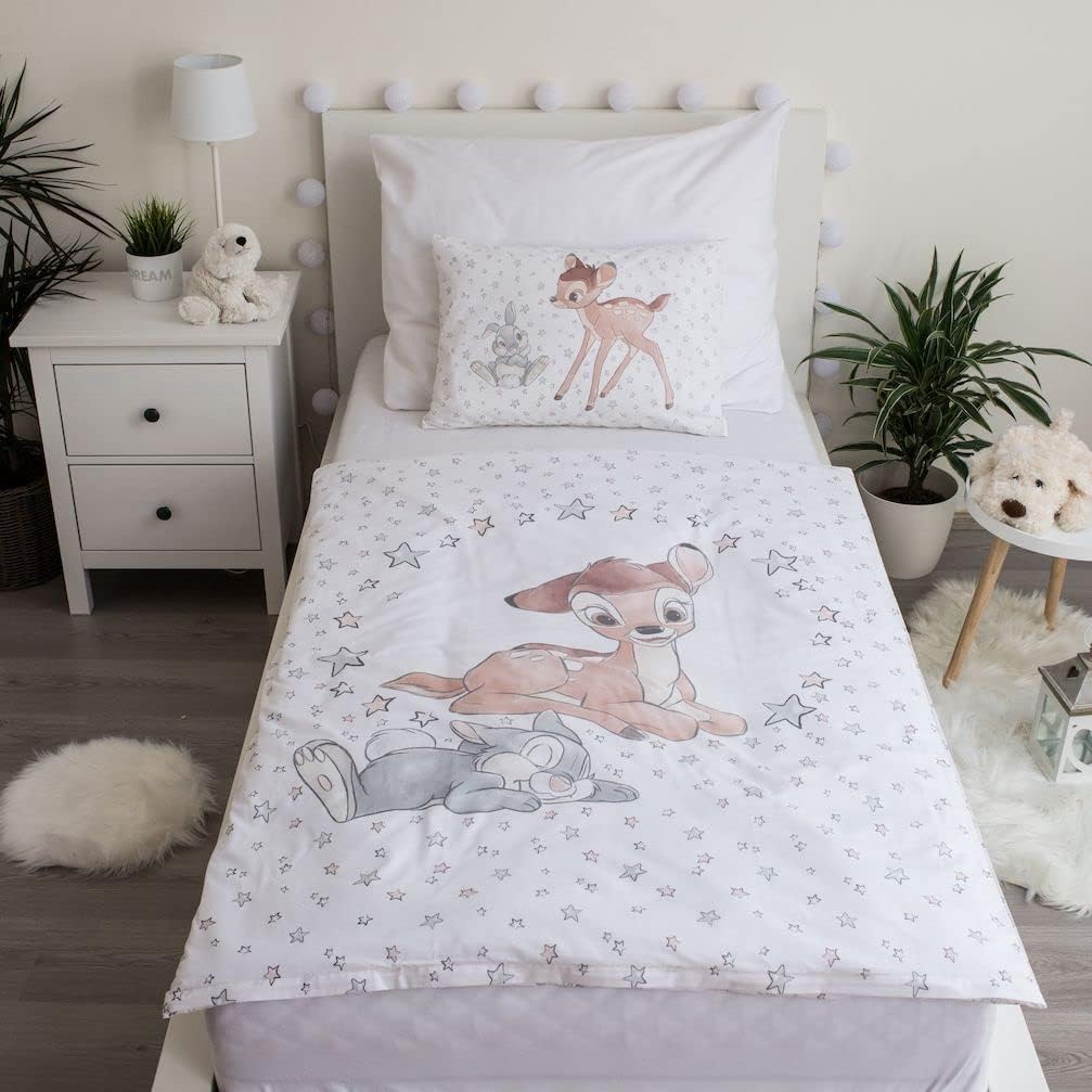Thumbnail 4 de Disney Bettwäsche Baby Bambi Stars 100 x 135 cm