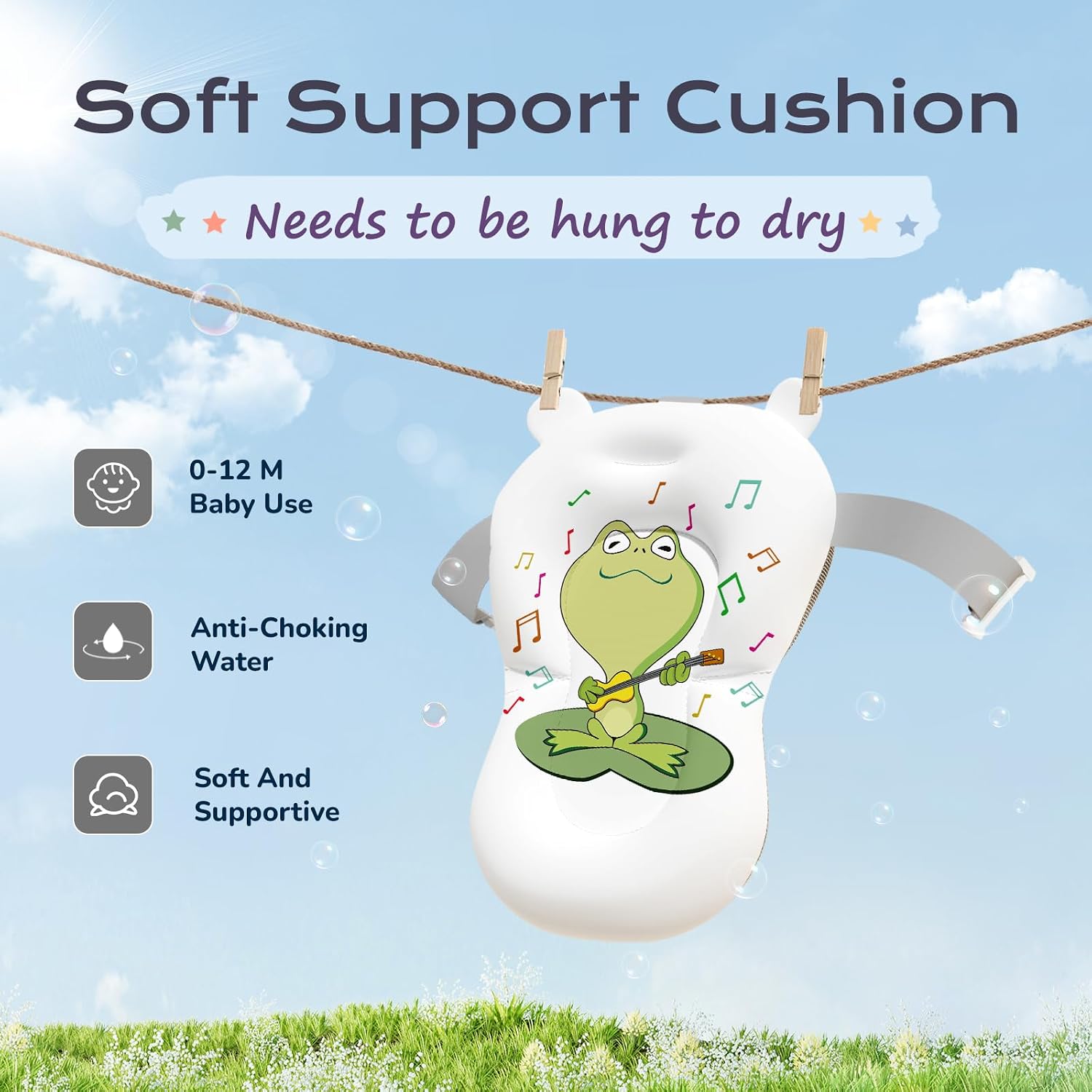 Thumbnail 1 de COOSEYA Foldable Baby Bath Tub 0–18 Months