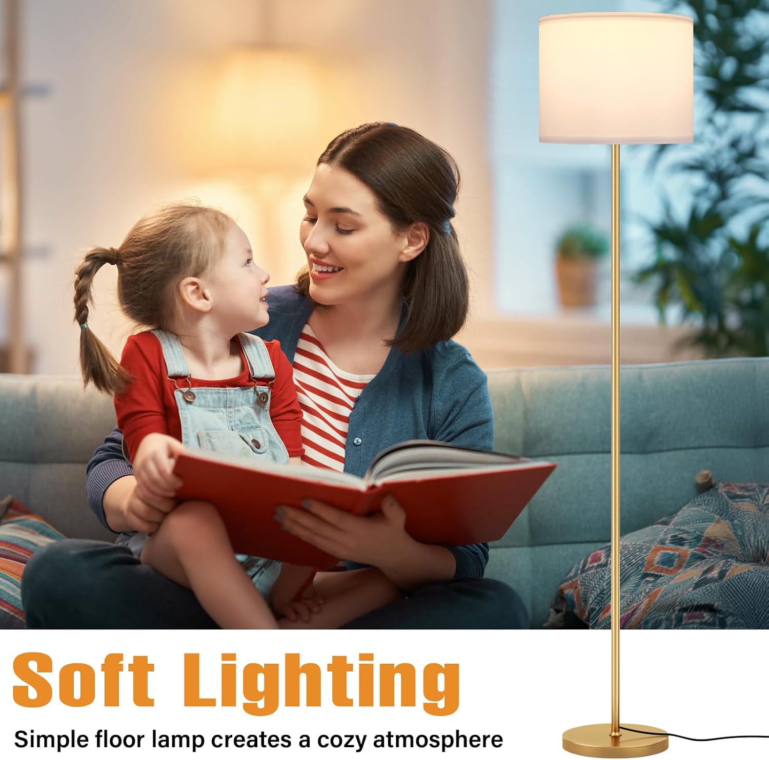 Thumbnail 6 de PreeOtti Gold Standing Lamp