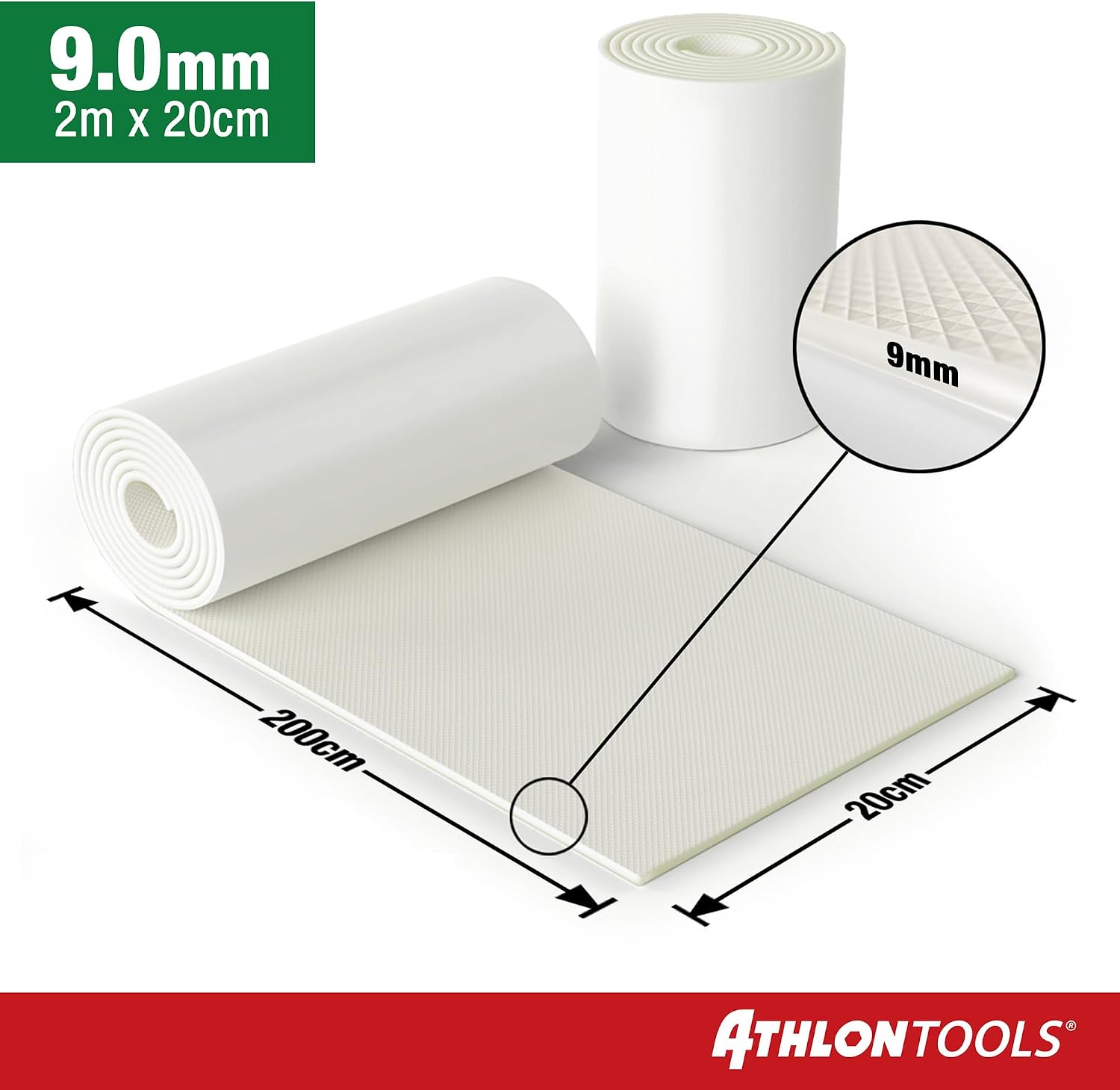 Thumbnail 6 de ATHLON TOOLS 2x Auto-Türkantenschutz FlexProtect – extra dicker Kantenschoner, selbstklebend, wasserabweisend, 2 m lang (je 2 Rollen)
