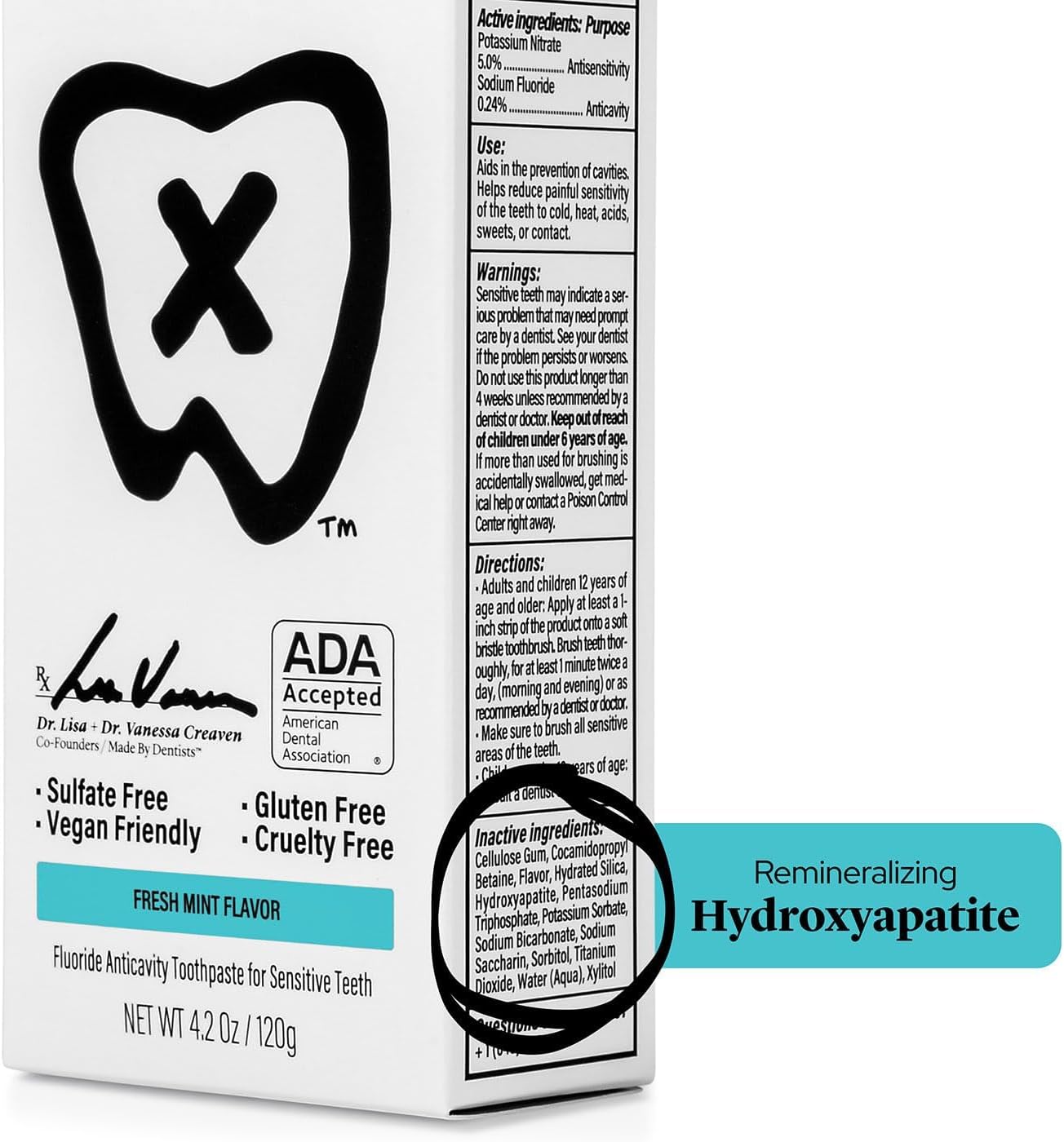 Detalle 2 de Dentists Professional Enamel Rebuilding Toothpaste 2 x 4.2oz