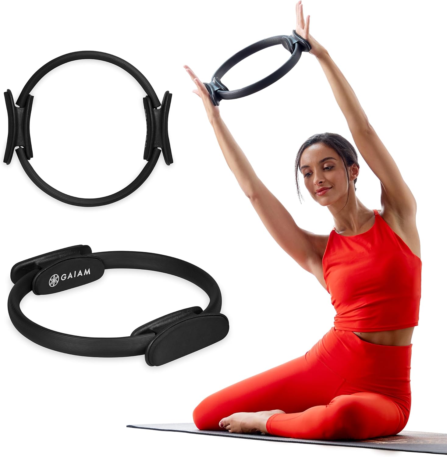 Detalle de Gaiam Pilates Ring—Flexible Resistance for Toning 🧘♀