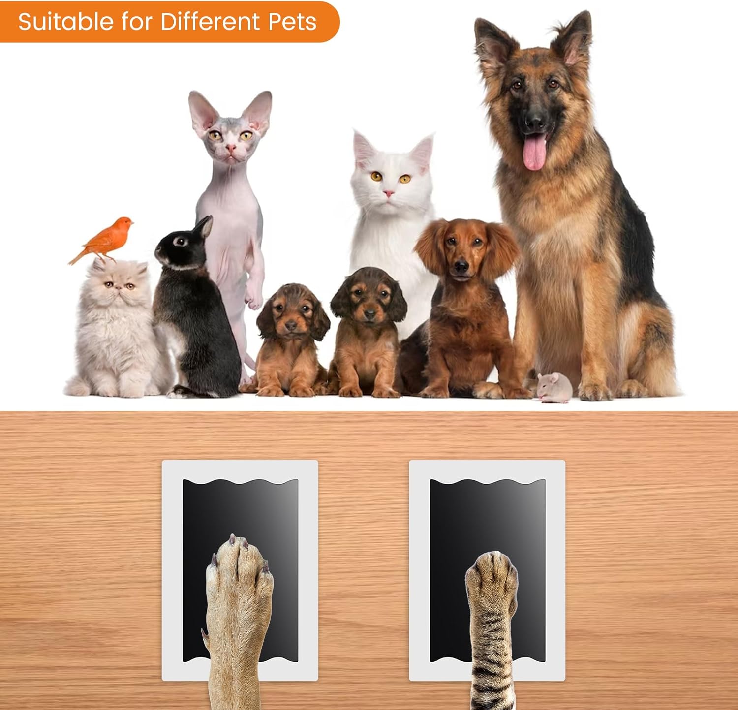 Thumbnail 4 de Nabance Baby Handprint Kit 4 inkless pads 🐾