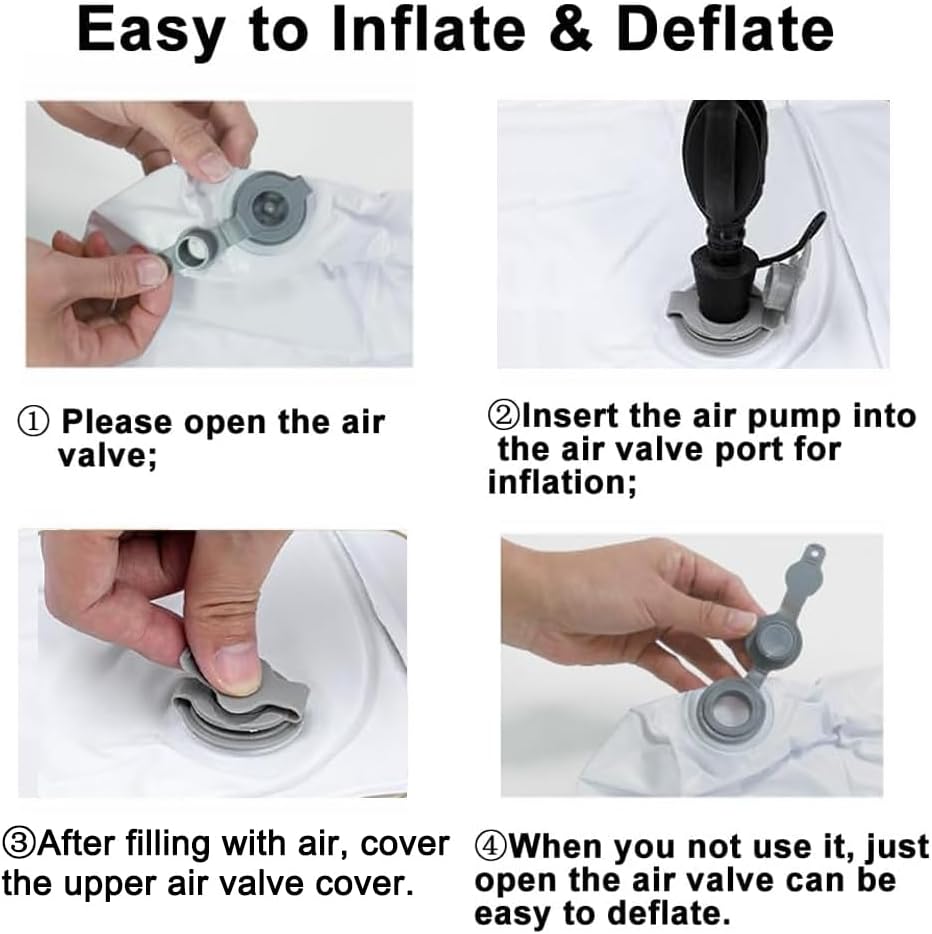 Thumbnail 5 de JANTEELGO Airplane Bed for Toddlers (No Pump) – Portable Inflatable Travel Bed for Flights & Car