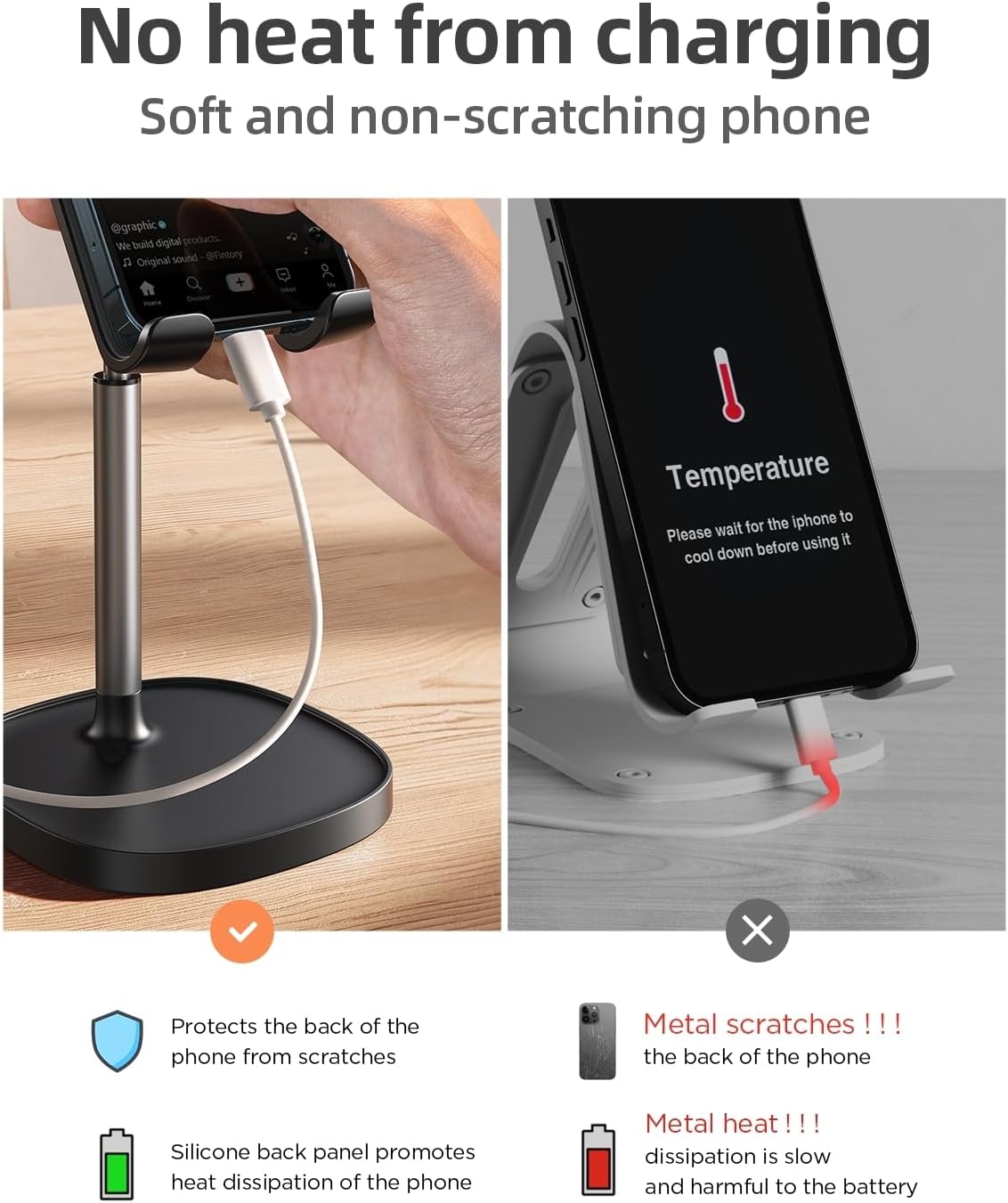 Detalle 2 de LISEN phone stand 7.1–8.5in