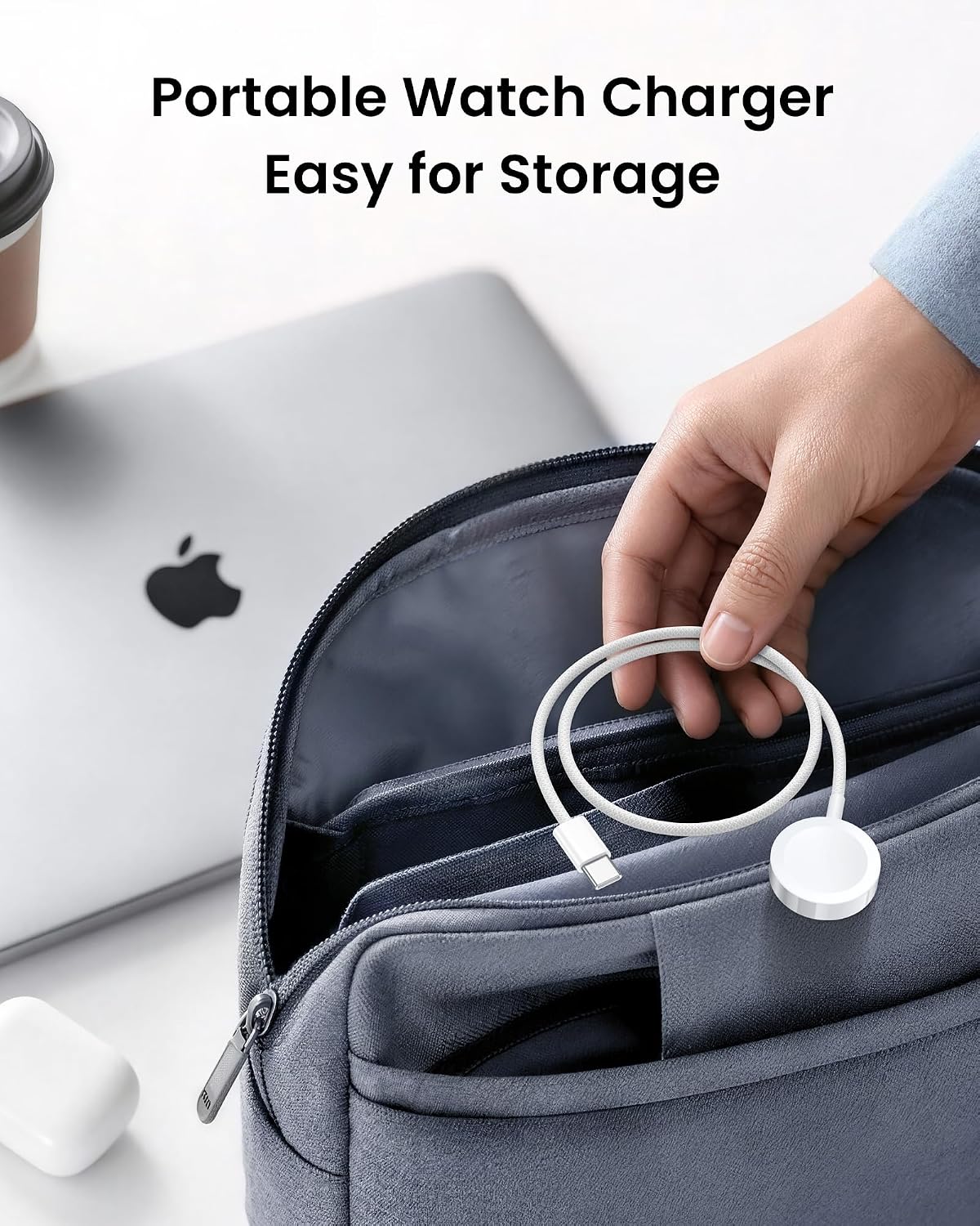 Thumbnail 5 de Upgraded USB-C Apple Watch Charger Cable (1m) – Magnetic, Safe, Portable