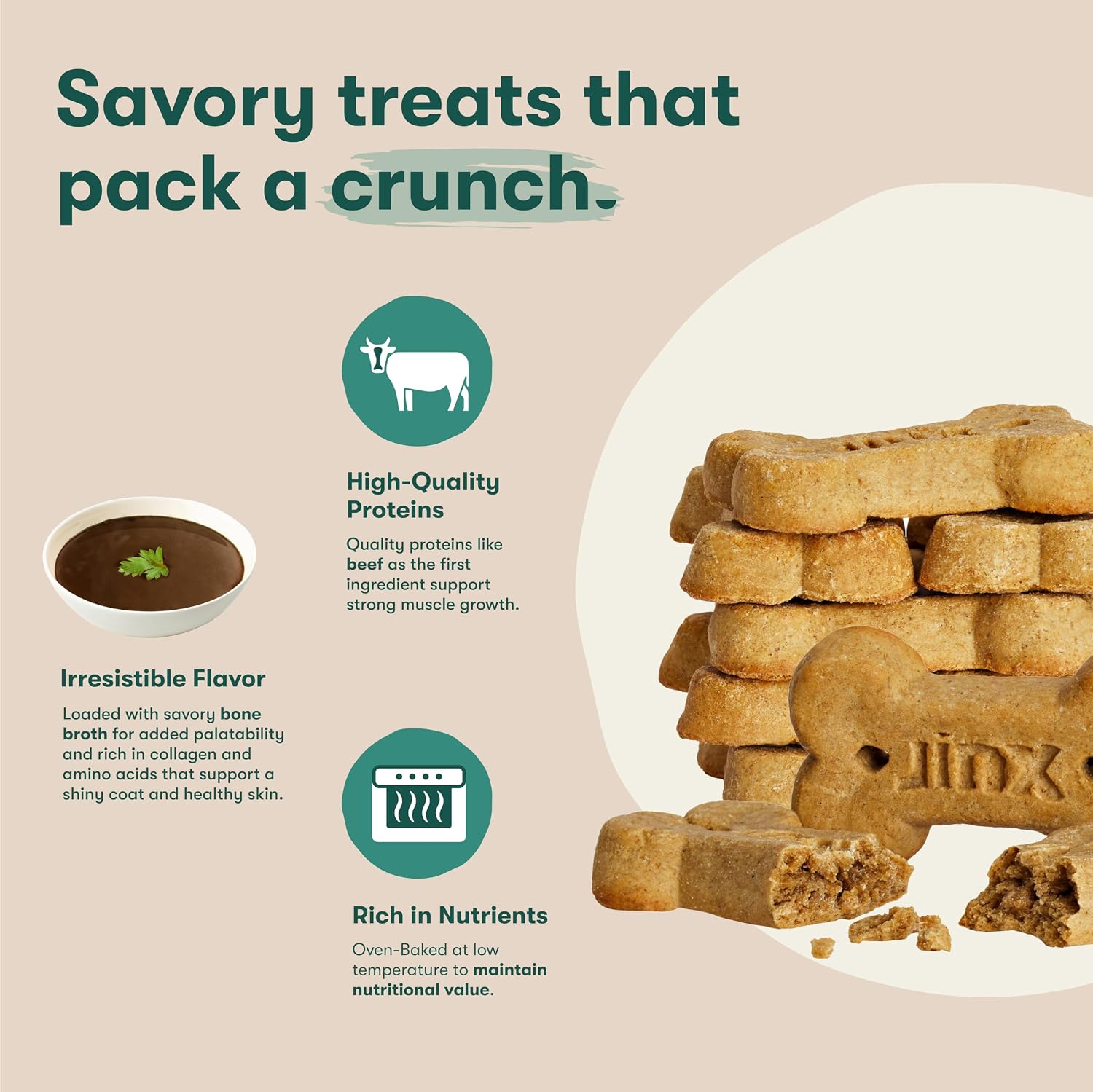 Detalle de Jinx Dog Treats, 16 oz