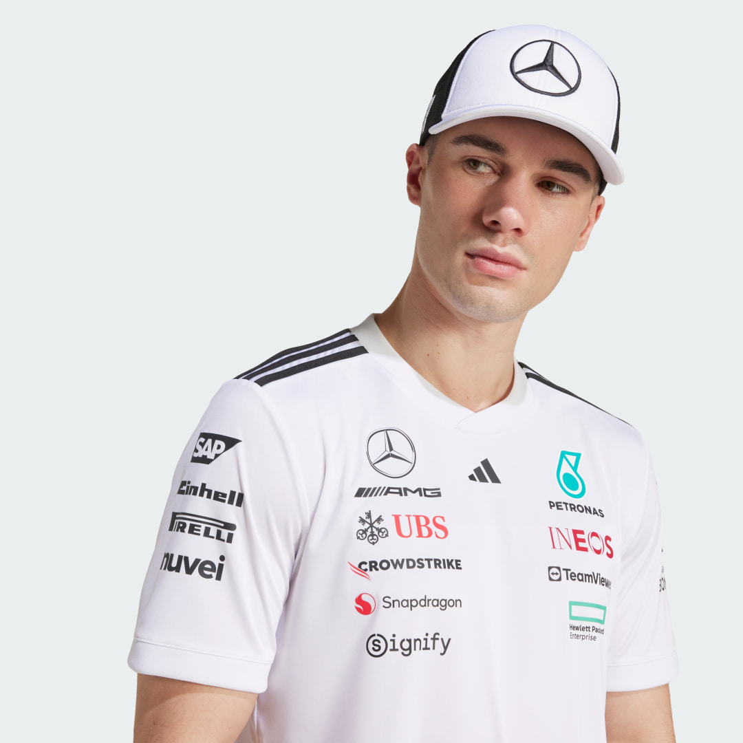 Detalle de Gorra Mercedes - AMG Petronas Formula One Team Snapback Star Trucker de Adidas