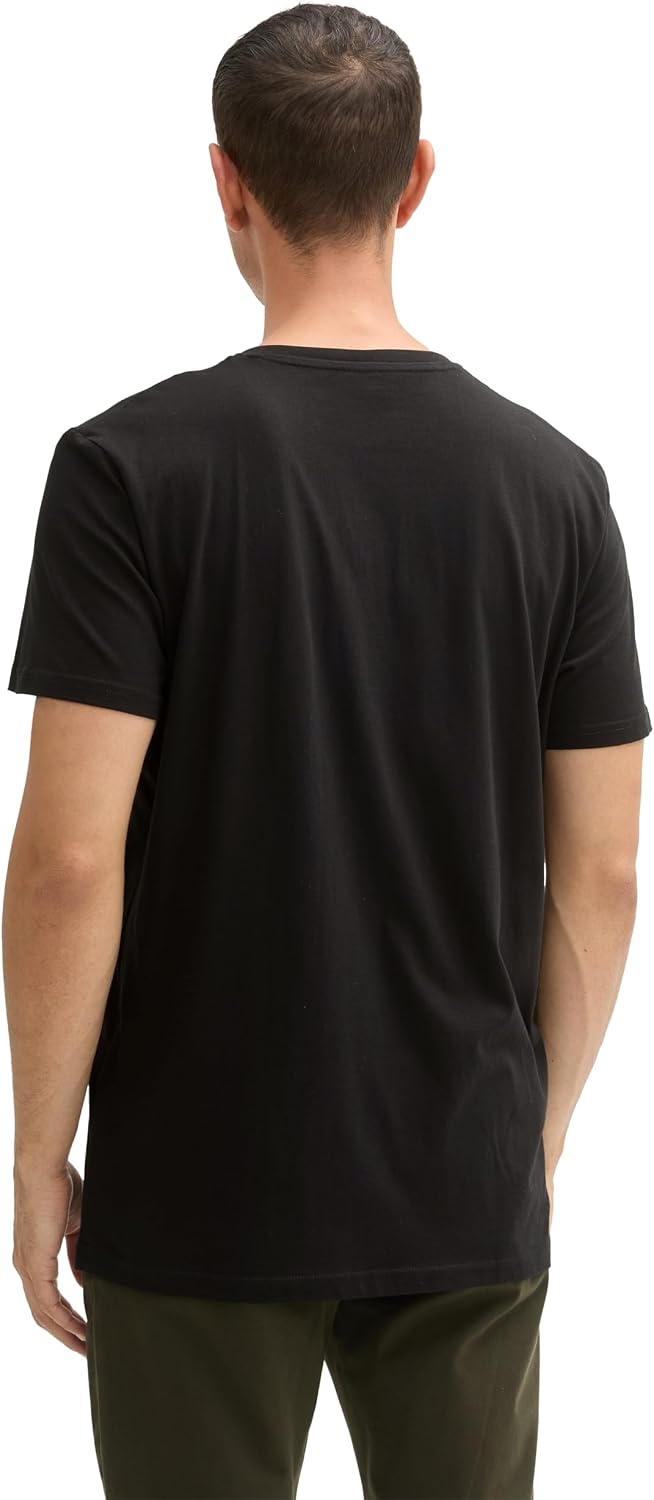 Thumbnail 2 de TOM TAILOR Herren Doppelpack T-Shirt mit V-Ausschnitt (Regular Fit) aus Baumwolle