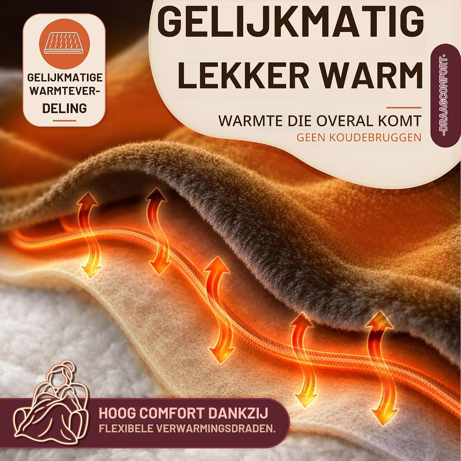 Thumbnail 4 de sinnlein 1535 elektrische deken 180 x 130 cm met 9 warmtestanden