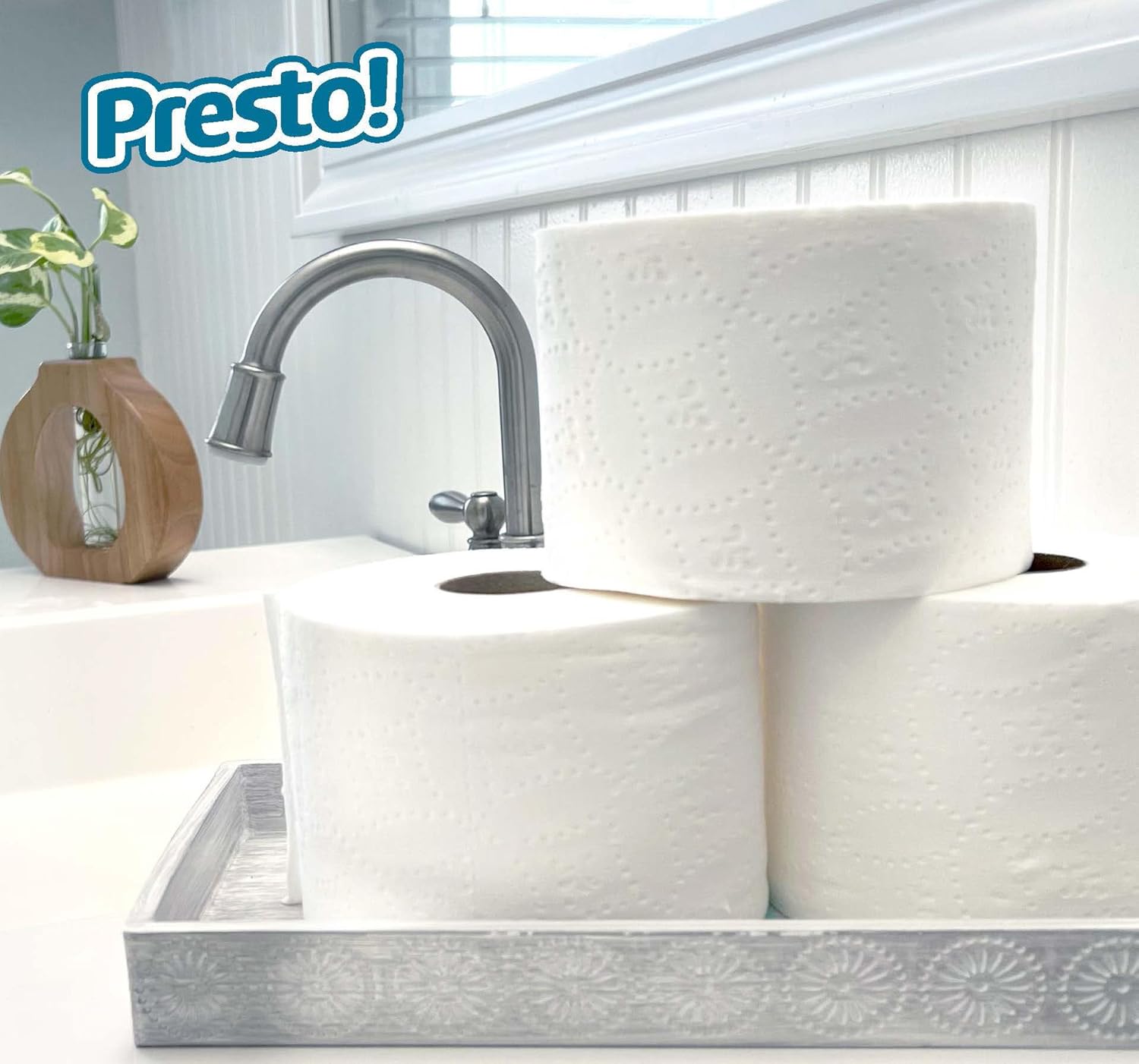 Detalle 2 de Presto! Mega Roll toilet paper 308 🧻