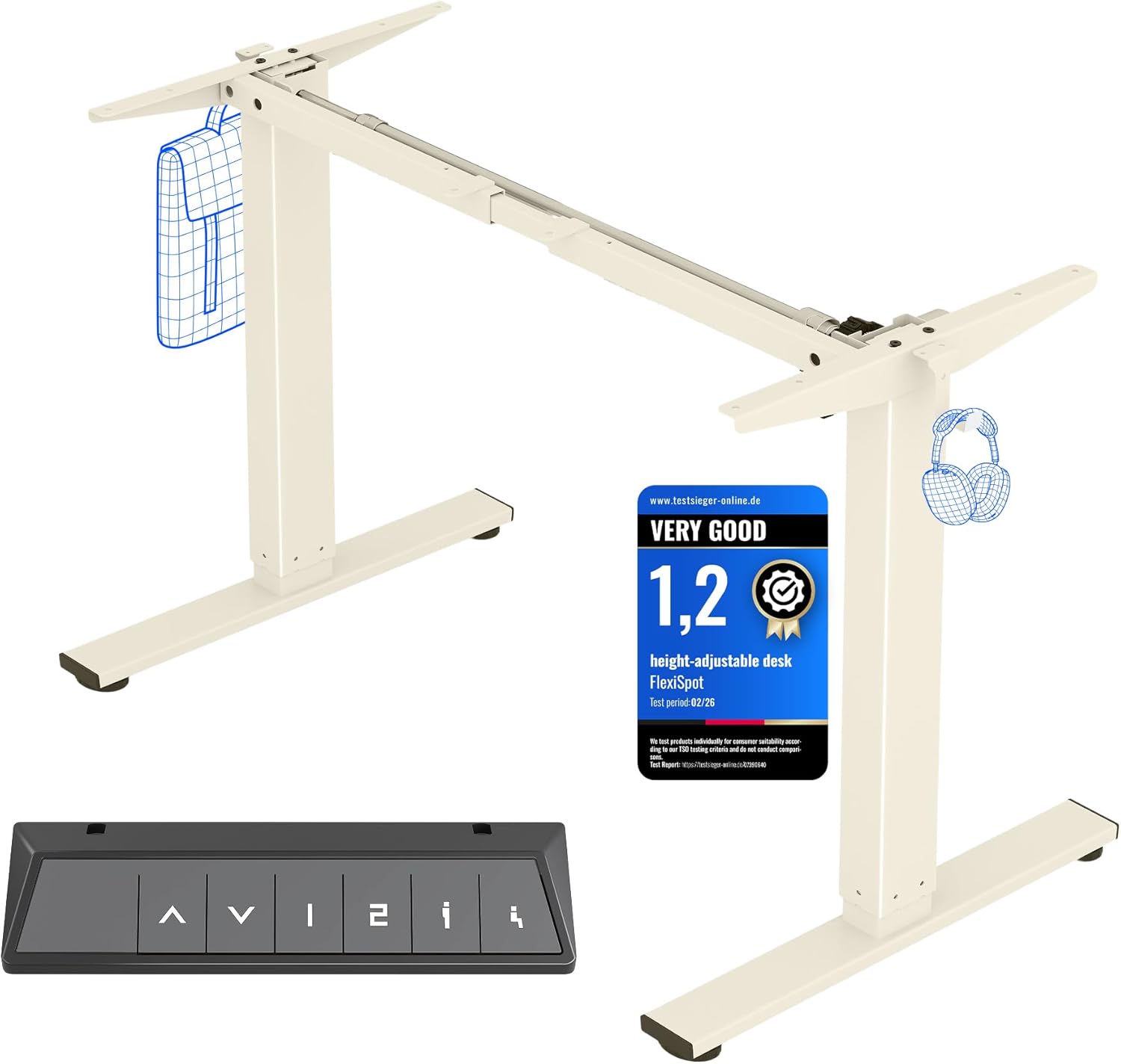 Detalle de FLEXISPOT Scrivania Regolabile 50x100