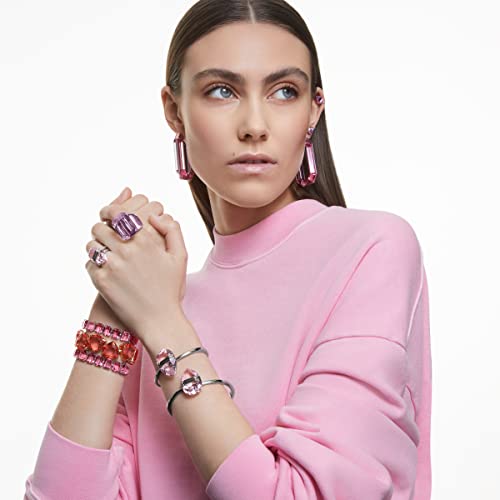 Thumbnail 4 de Swarovski Anello cocktail Lucent, Taglio ottagonale, Rosa – eleganza lucente