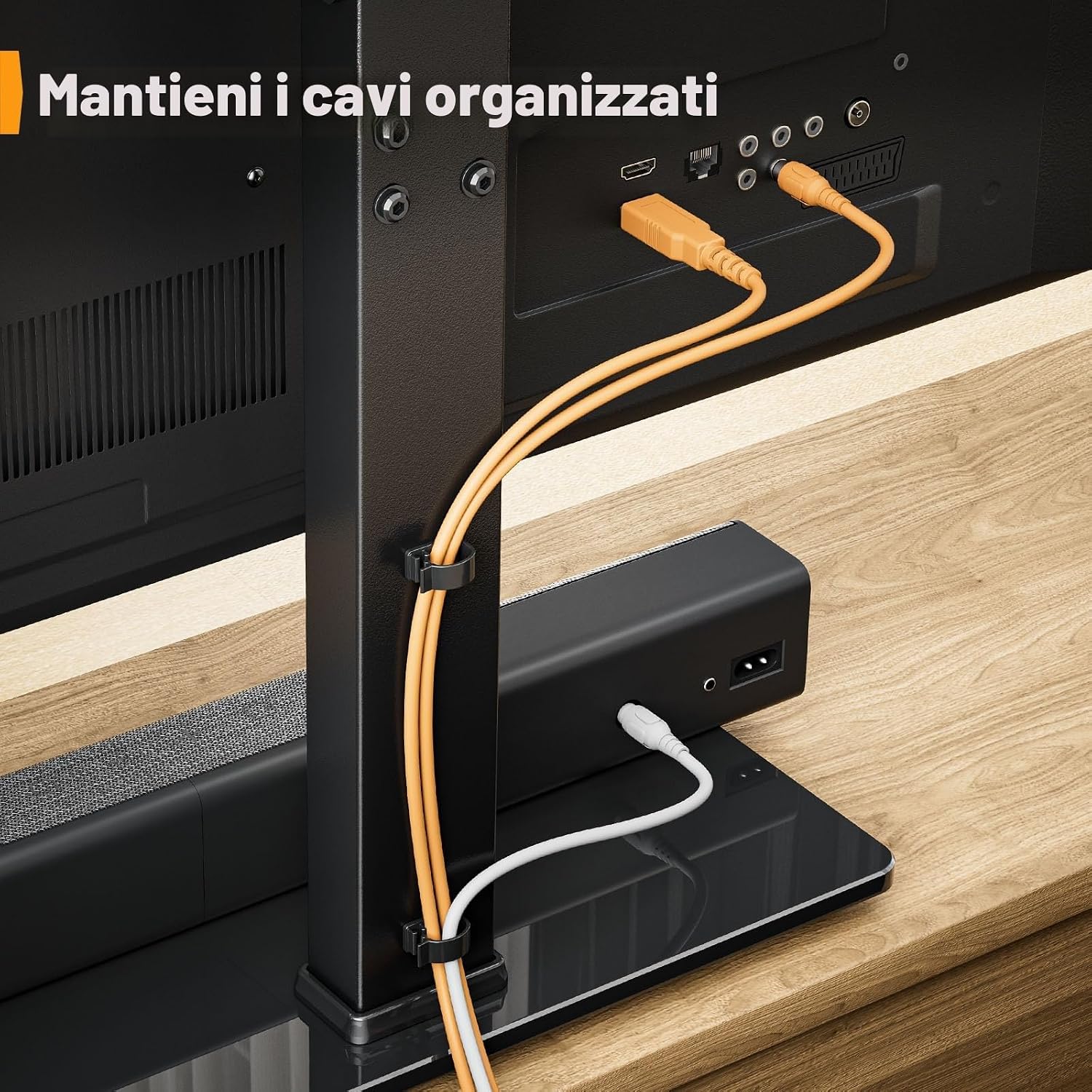 Thumbnail 6 de Perlegear Supporto TV da Tavolo PGTVS26 per TV 32–70 Pollici, Altezza Regolabile, Inclinazione, VESA 400x400