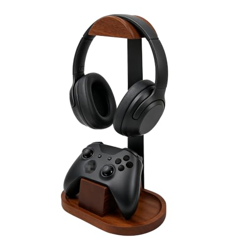 Detalle de Headset-Halterung Tisch DGVOOSX | Kopfhörerständer mit Gaming Controller Halter