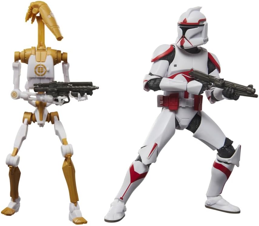 Thumbnail 6 de Star Wars The Black Series: Soldat d’assaut Phase 1 et Officier droïde de Combat - Figurines 15 cm