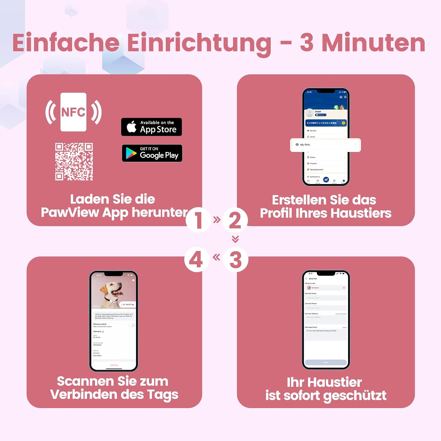 Thumbnail 6 de PawView Hundemarke QR NFC Silikon