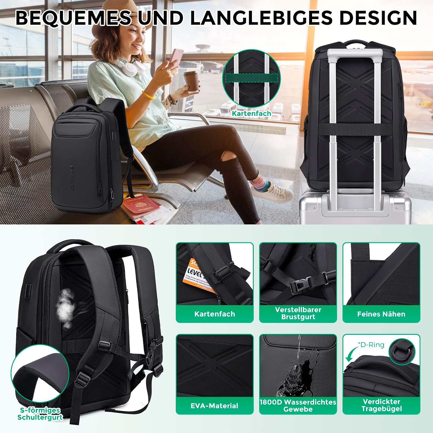 Thumbnail 3 de Fenree.geer Business Rucksack 15,6 Zoll