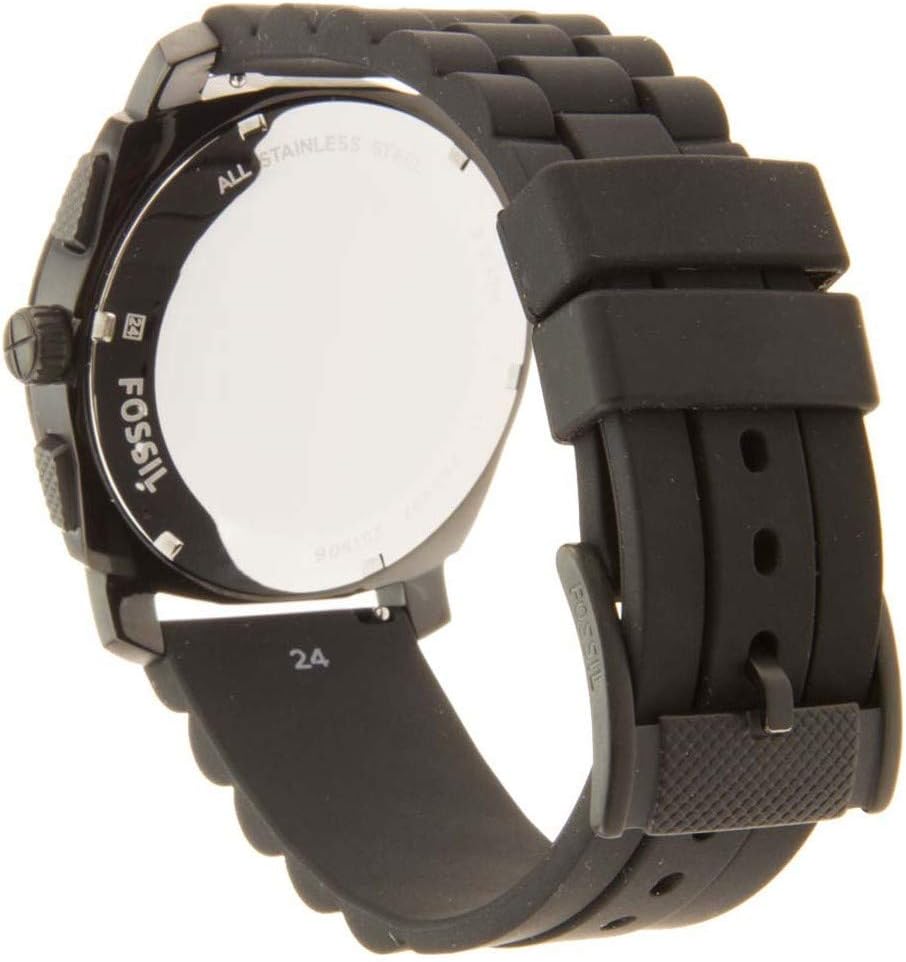 Thumbnail 4 de Fossil Montre Machine pour Homme – Chronographe Quartz 45 mm avec Bracelet silicone noir