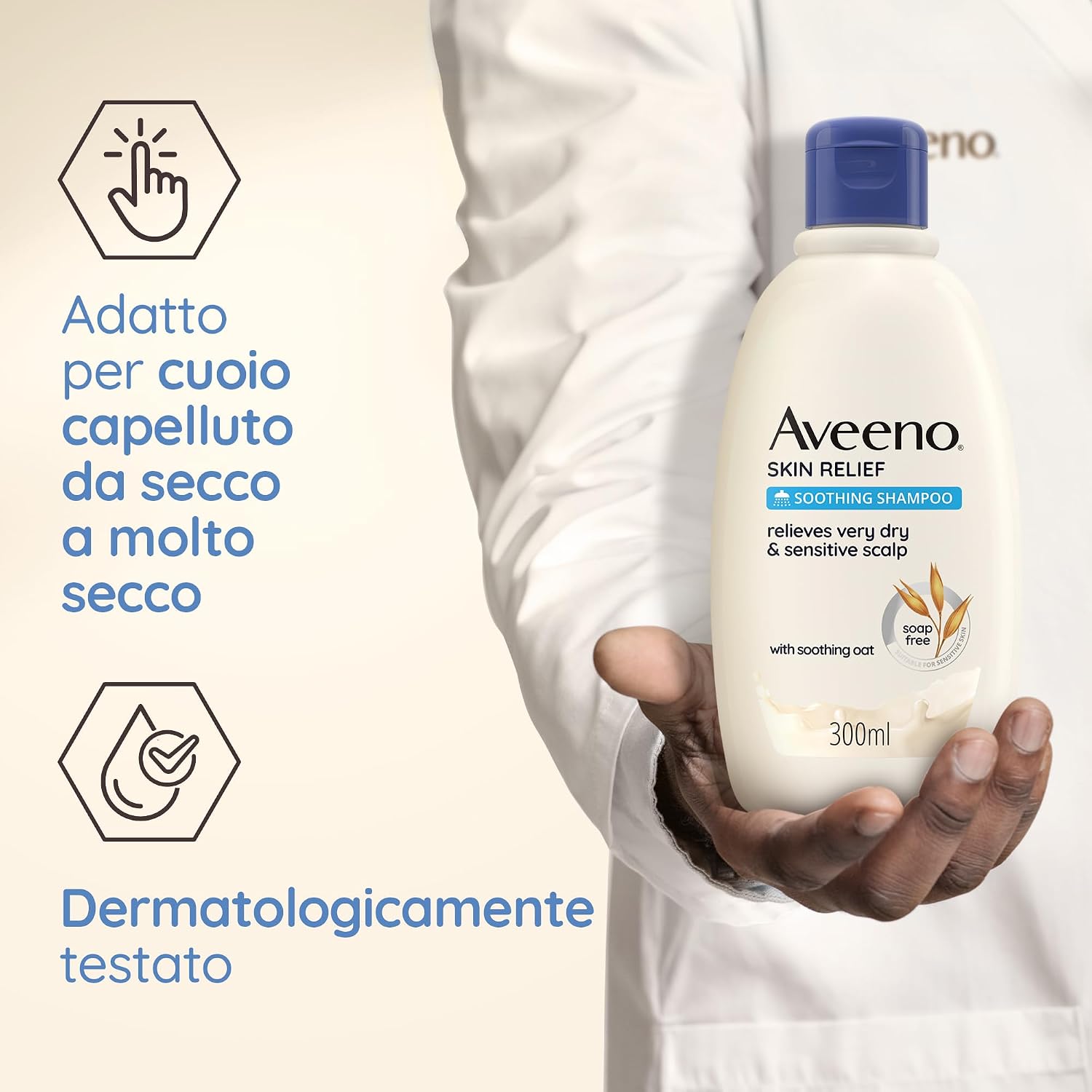 Detalle 2 de Aveeno Skin Relief Shampoo 300 ml