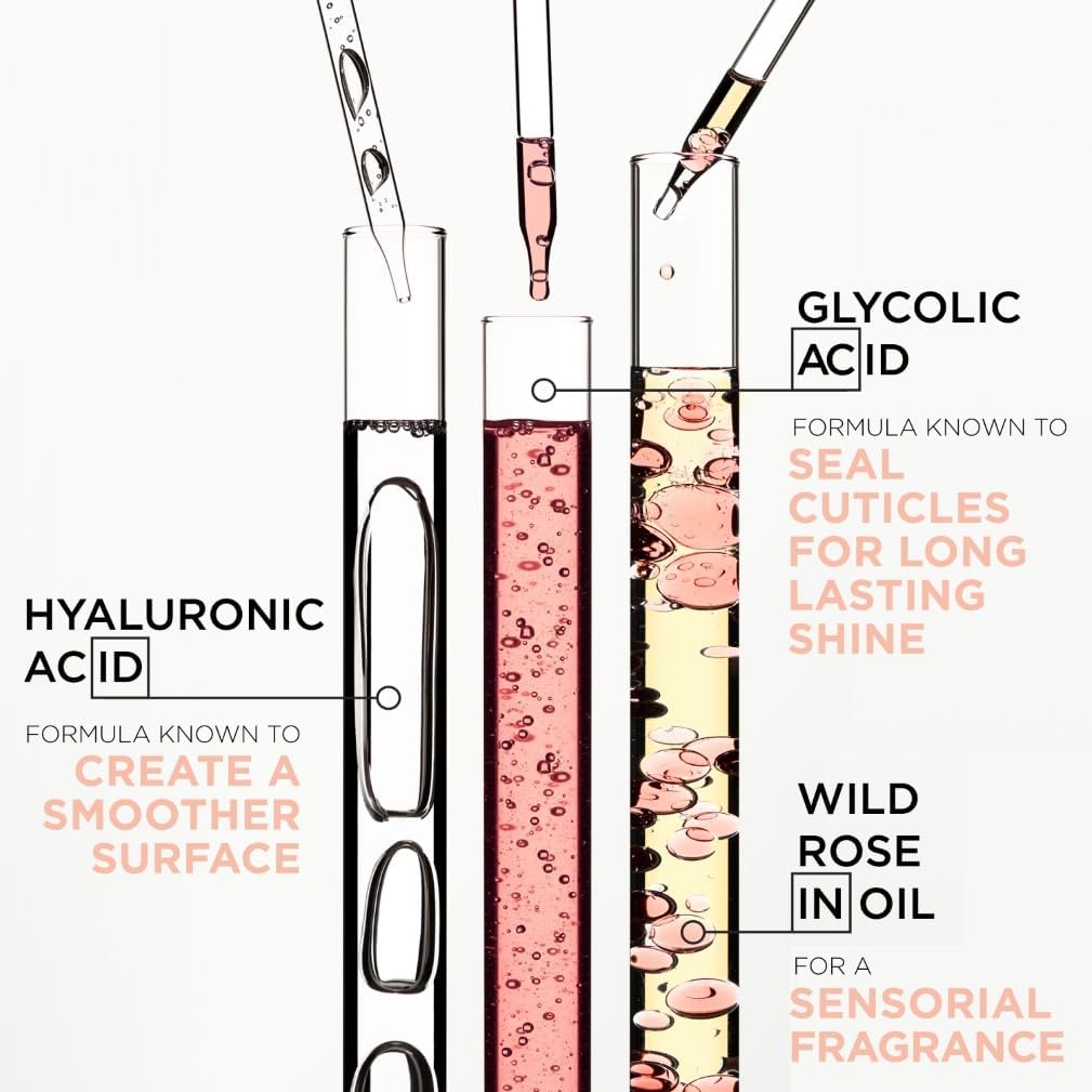 Thumbnail 3 de Kérastase Gloss Absolu Shampoo for All Hair Types with Glycolic Acid, Hyaluronic Acid & Wild Rose – 250ml
