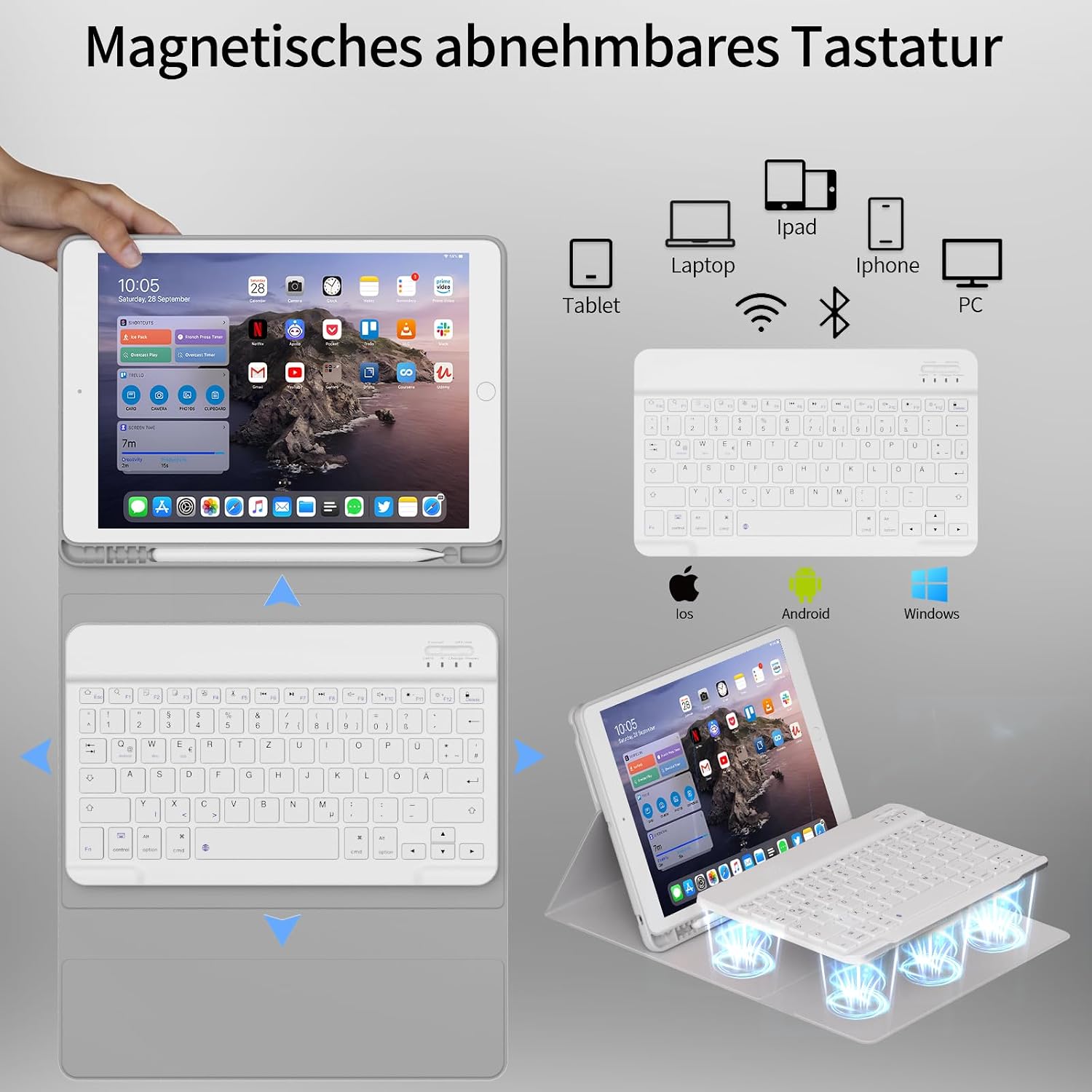 Detalle de zoyu Tastaturhülle iPad 10,2
