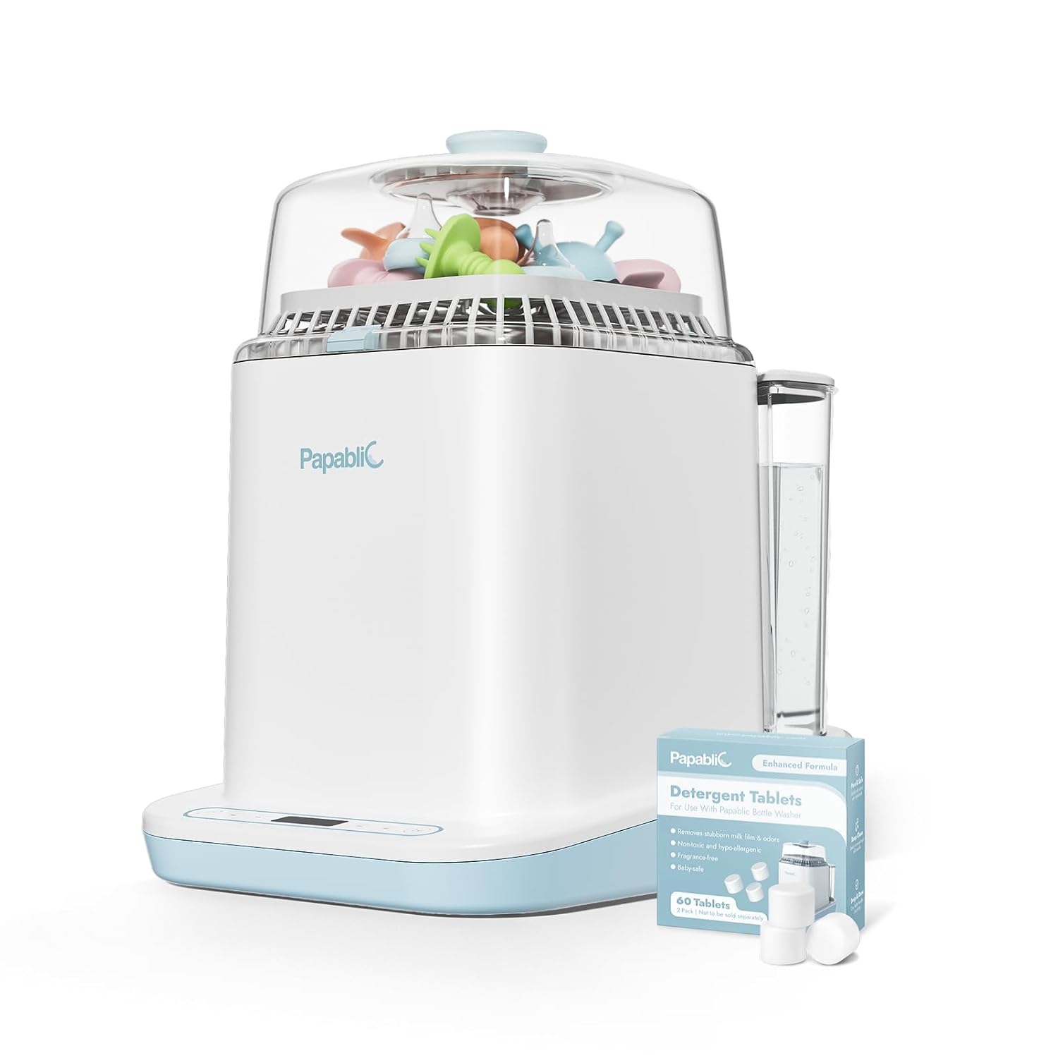 Detalle de Papablic ZMW-STHB03 Bottle Washer, Sterilizer and Dryer with 60 Tablets