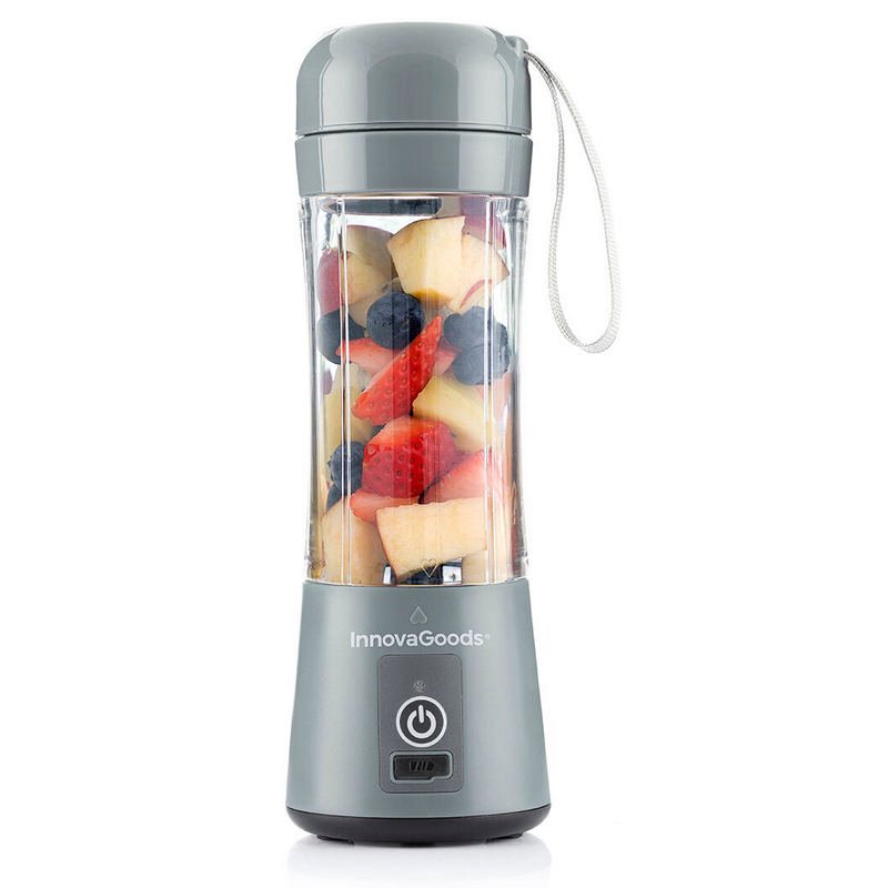 Detalle 2 de InnovaGoods Shakuit Batidora de Vaso Portátil Recargable 380ml