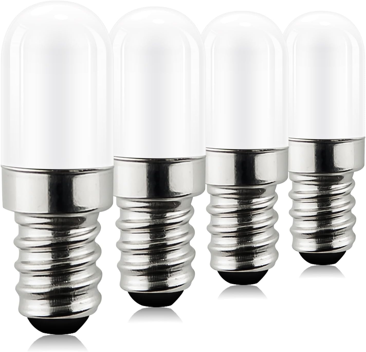 Detalle de Bigzom E14-2835-4 ledlampen, 1,5 W, warmwit 3000 K, 4 stuks