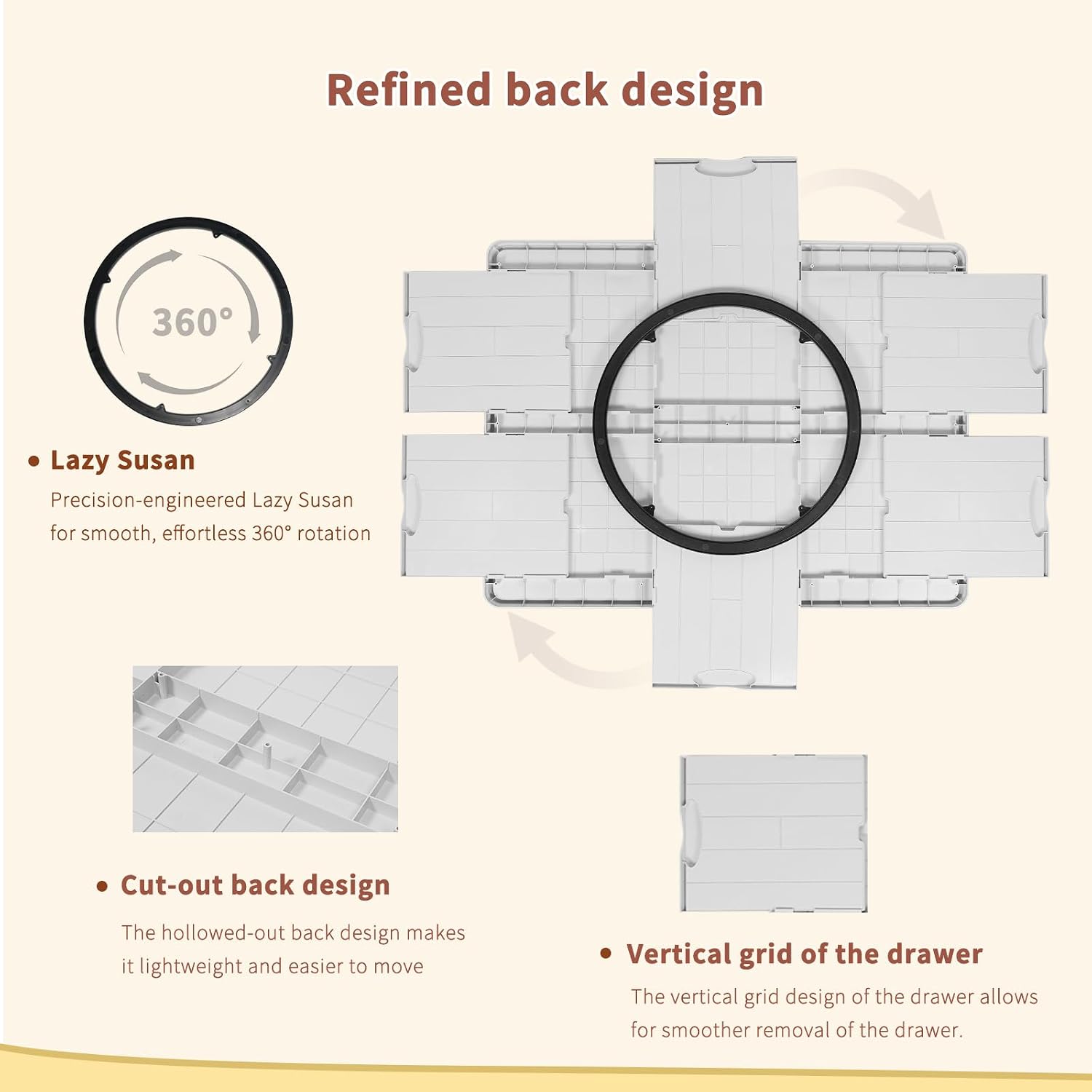 Detalle de BuilderButler Lightweight Rotating Puzzle Board 1500 🧩