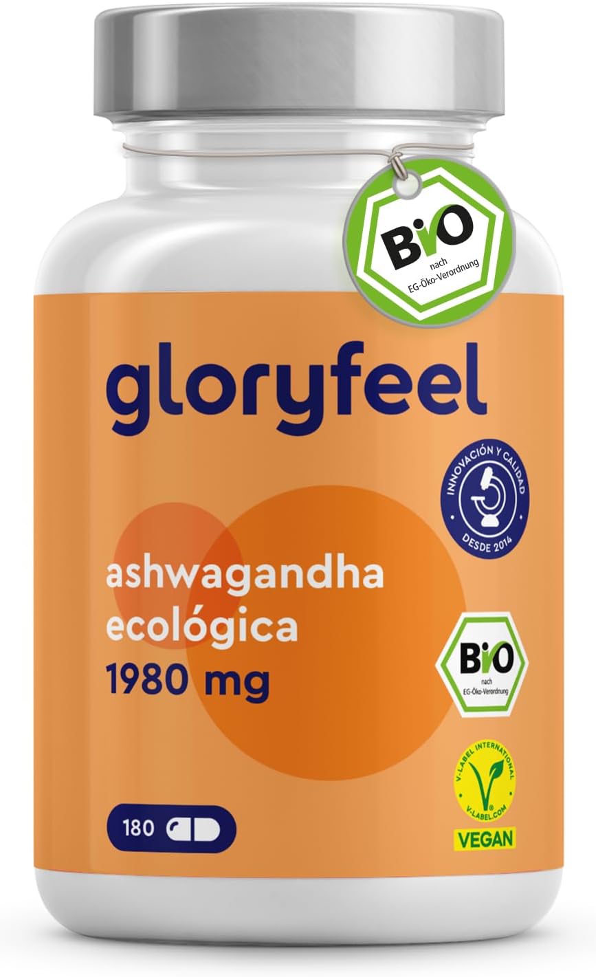 Detalle de Ashwagandha Cápsulas 1980mg por dosis diaria