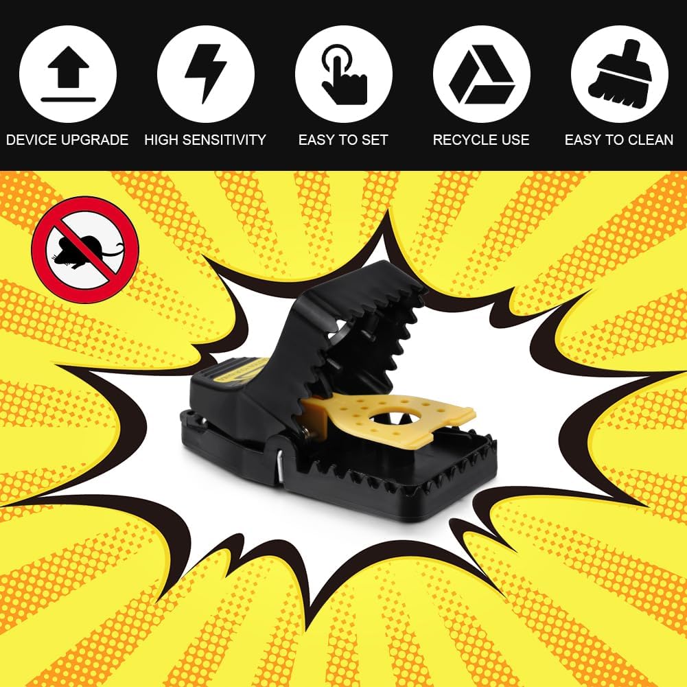 Detalle de Flintronic Rat Trap 4 PCS trampa reutilizable