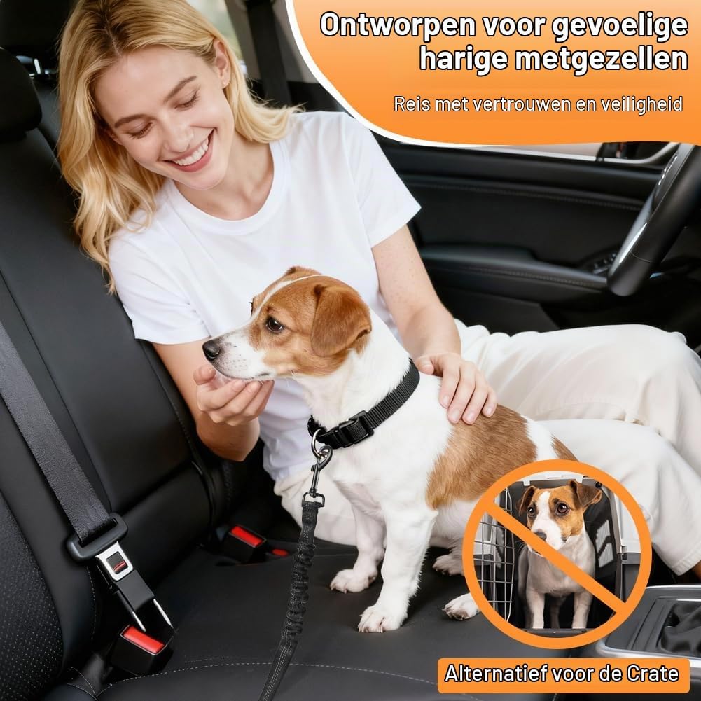 Thumbnail 3 de OSDUE P-CWAQDTW250926-FBA autogordel voor honden, verstelbaar 70-90 cm