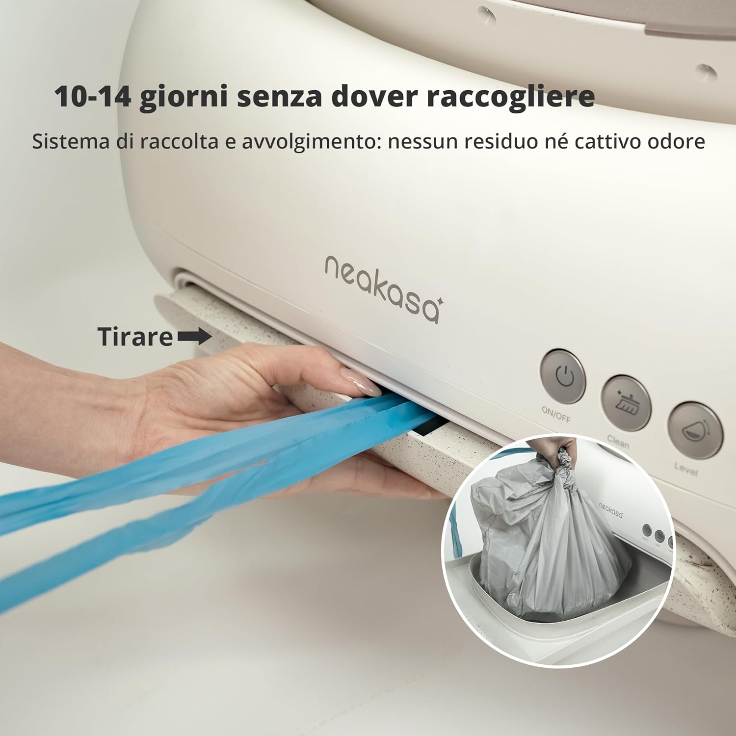 Thumbnail 3 de Neakasa M1 Lite lettiera automatica per gatti aperta e autolavante con app