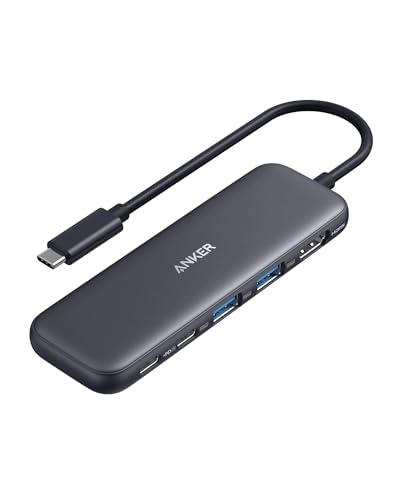 Detalle de Anker USB C Hub (5-in-1) — USBC to HDMI Splitter with 4K Display, 85W Pass-Through