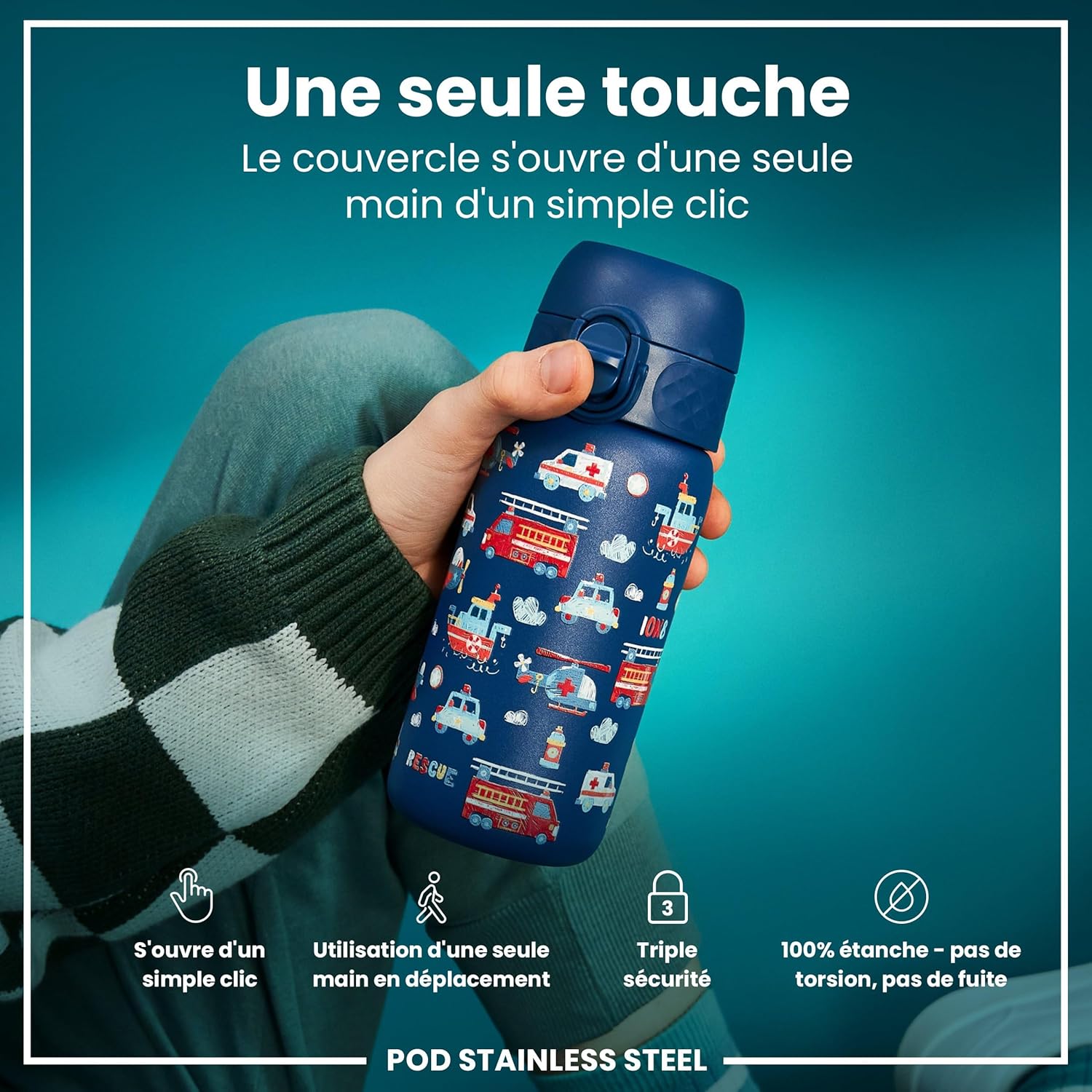 Detalle de ion8 Gourde Enfant 400ml đ„€