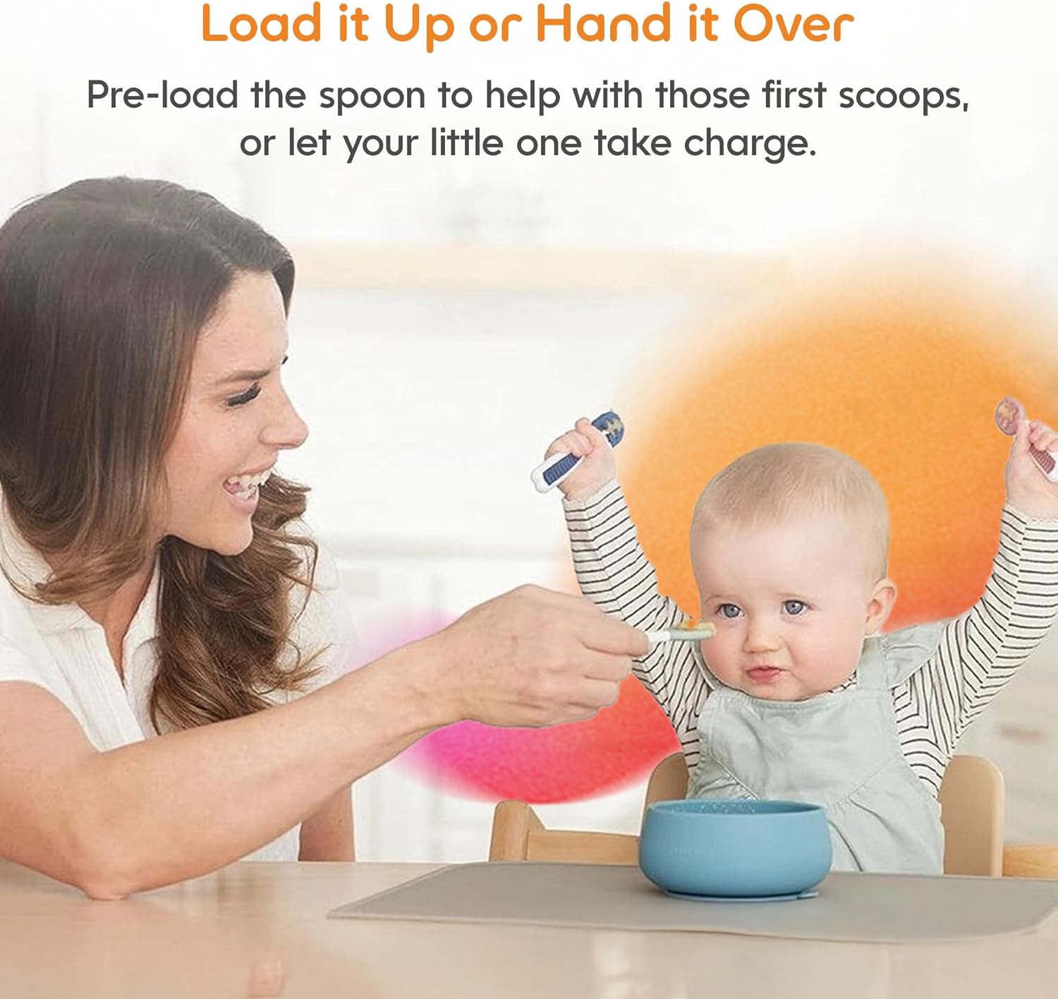 Detalle 2 de NumNum Baby Spoons Set 2-Pack for 6+ Months 🥄