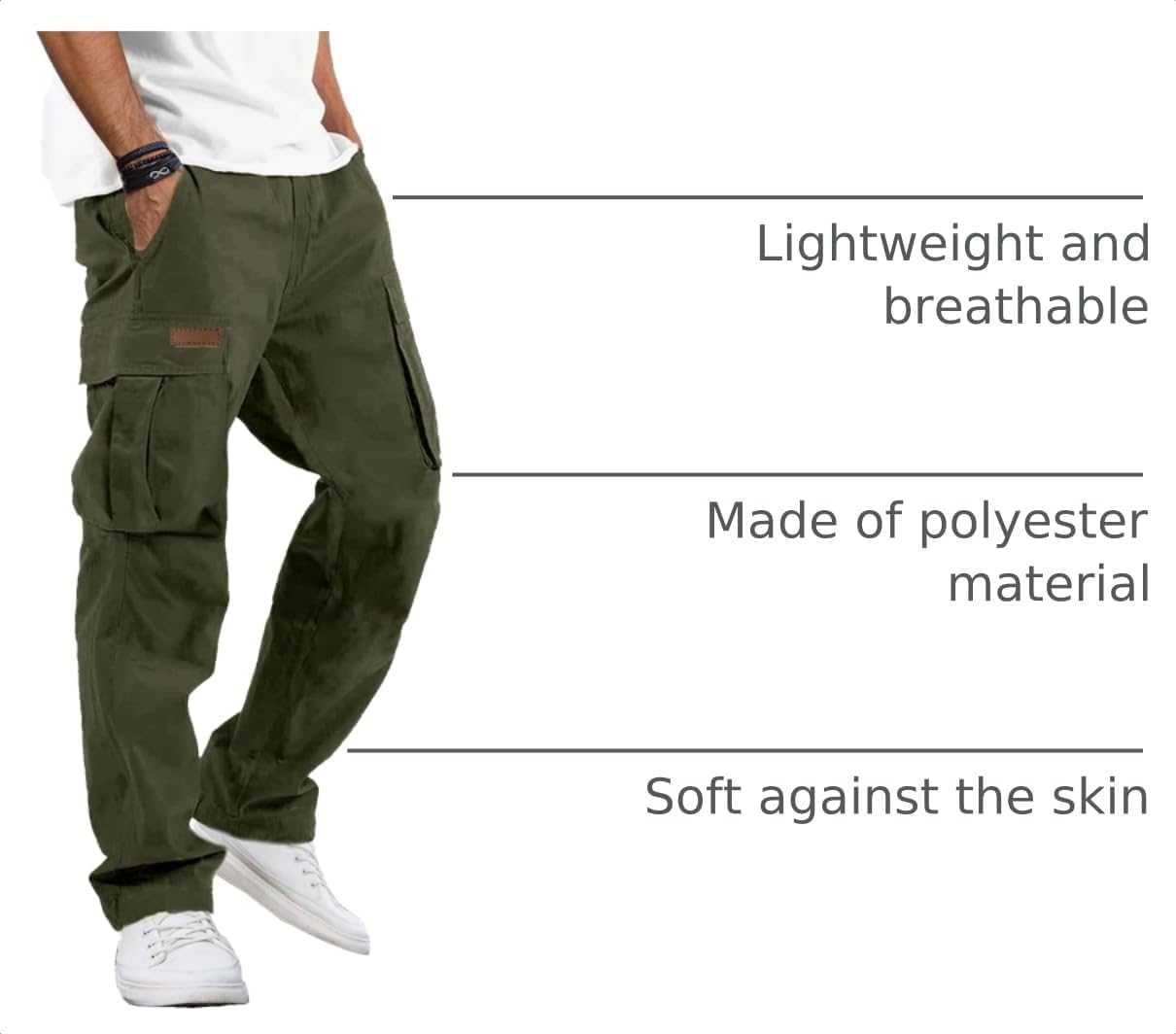 Detalle 2 de PLEPAN Men's Cargo Pants