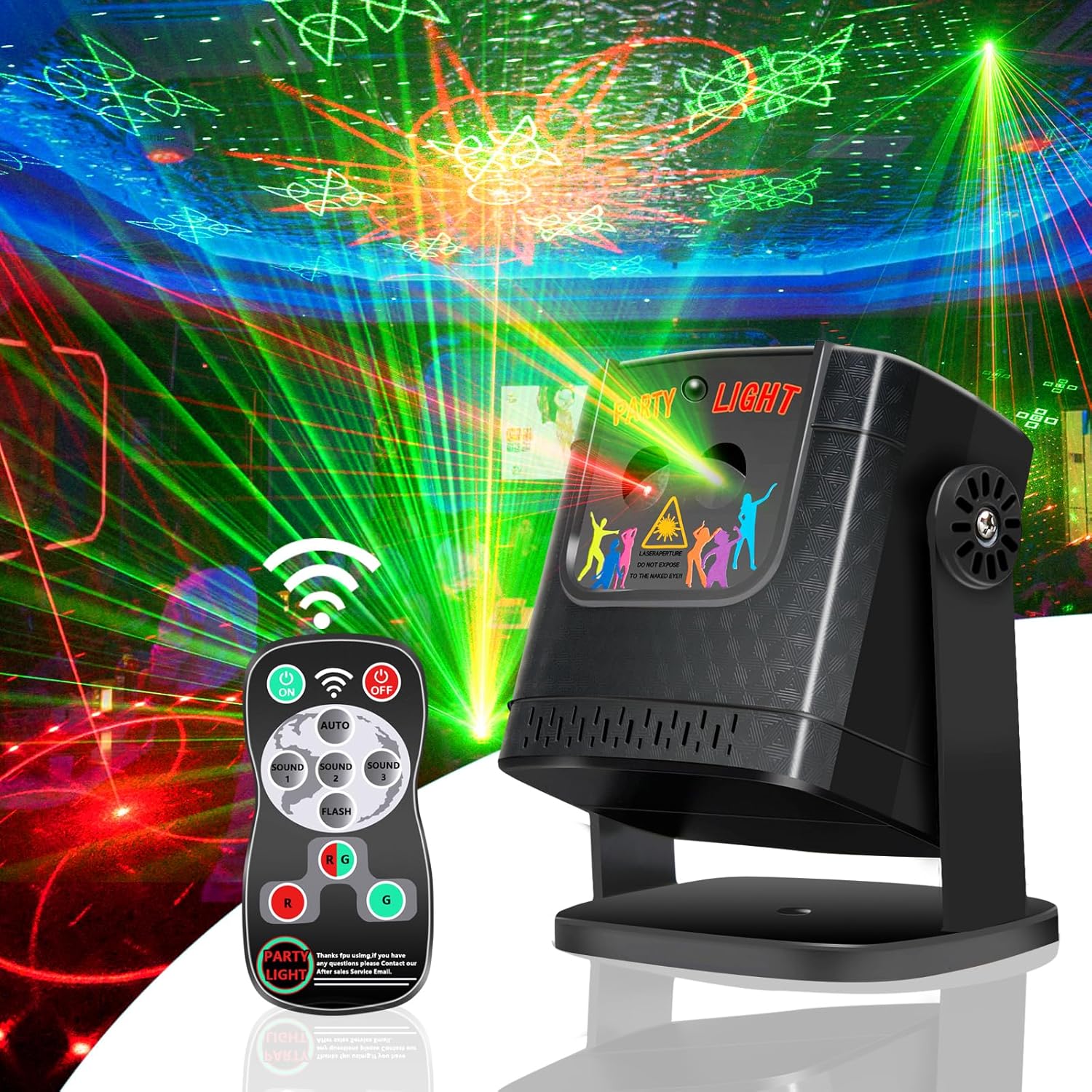 Thumbnail 6 de Mini Disco Ball DJ Light 500 sq ft 🎉